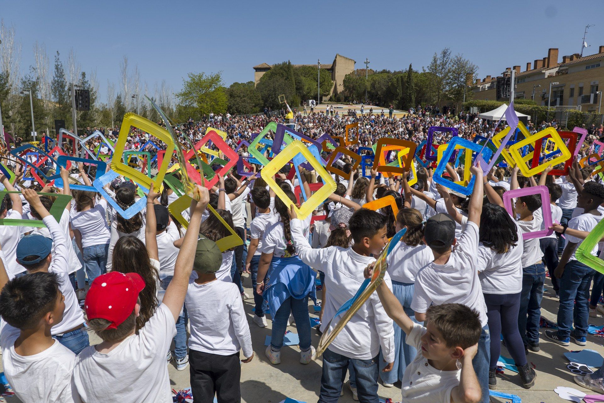 Un moment de la cantata d’aquest divendres. FOTO: Ajuntament de Rubí-Localpres