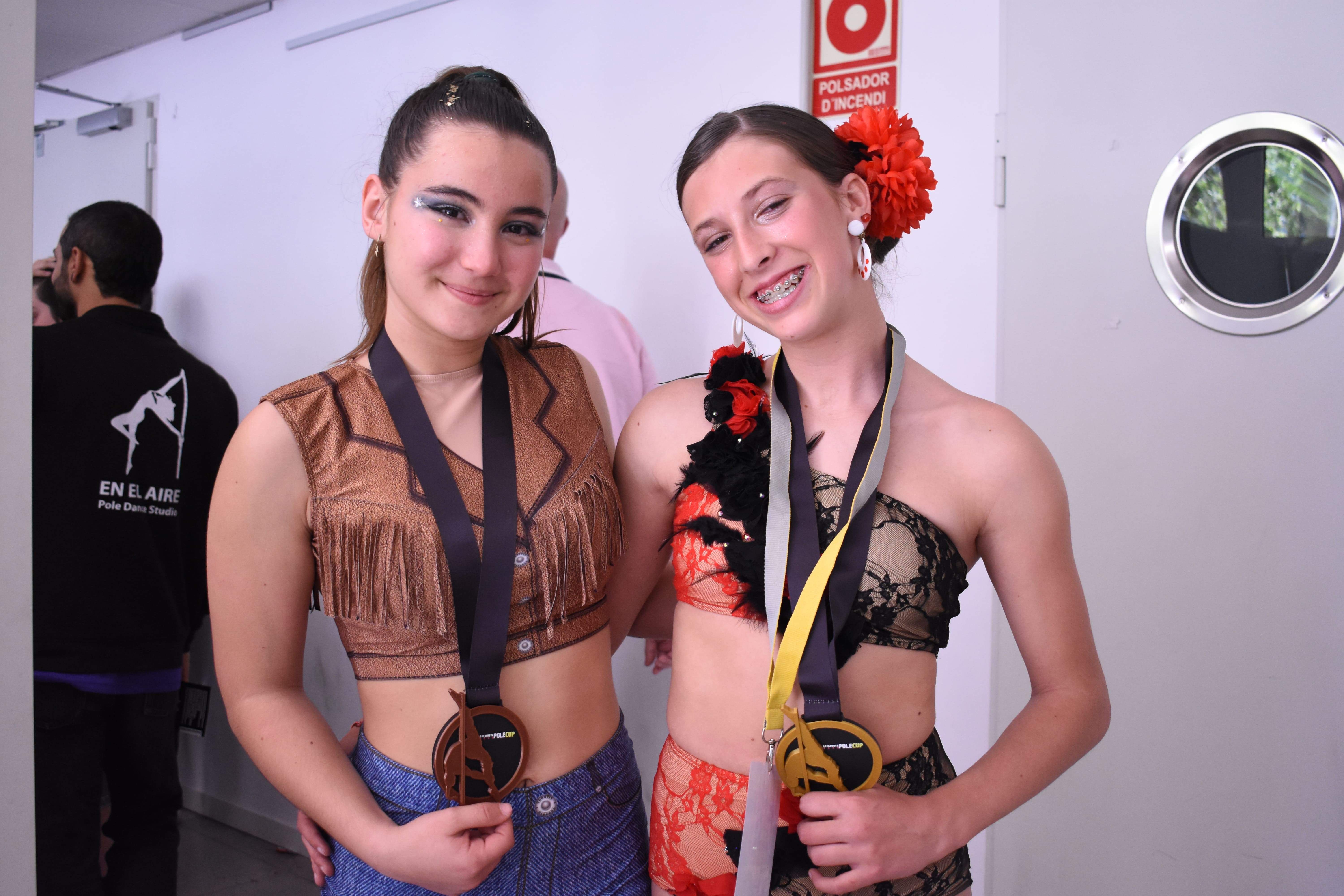 Alexandra y Astrid a la Catalunya Pole Cup de 2024. FOTO: Mariona Jerez Bertolín