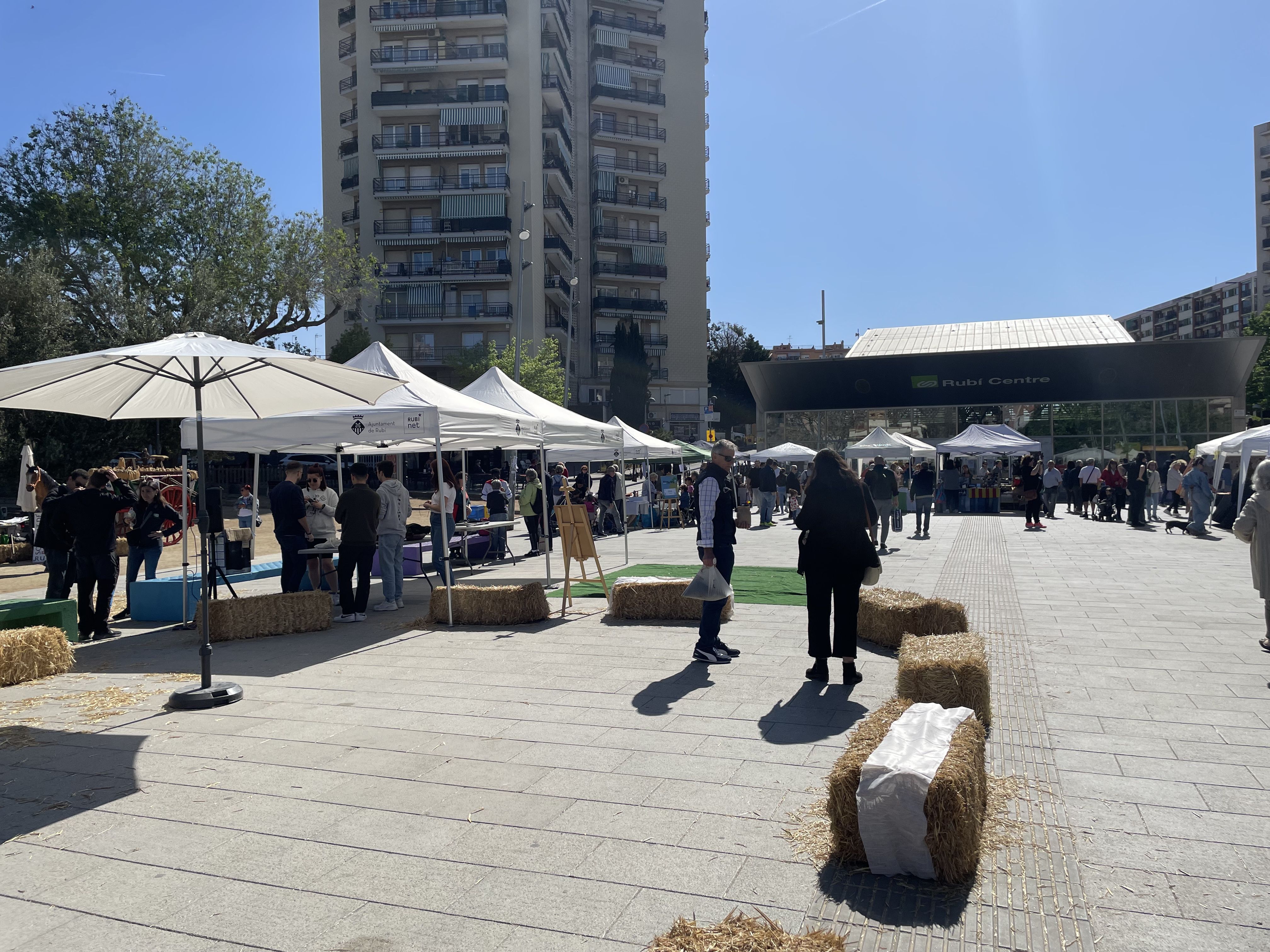 La Fira es complementa amb les altres activitats del Dia de la Terra. Foto: Redacció