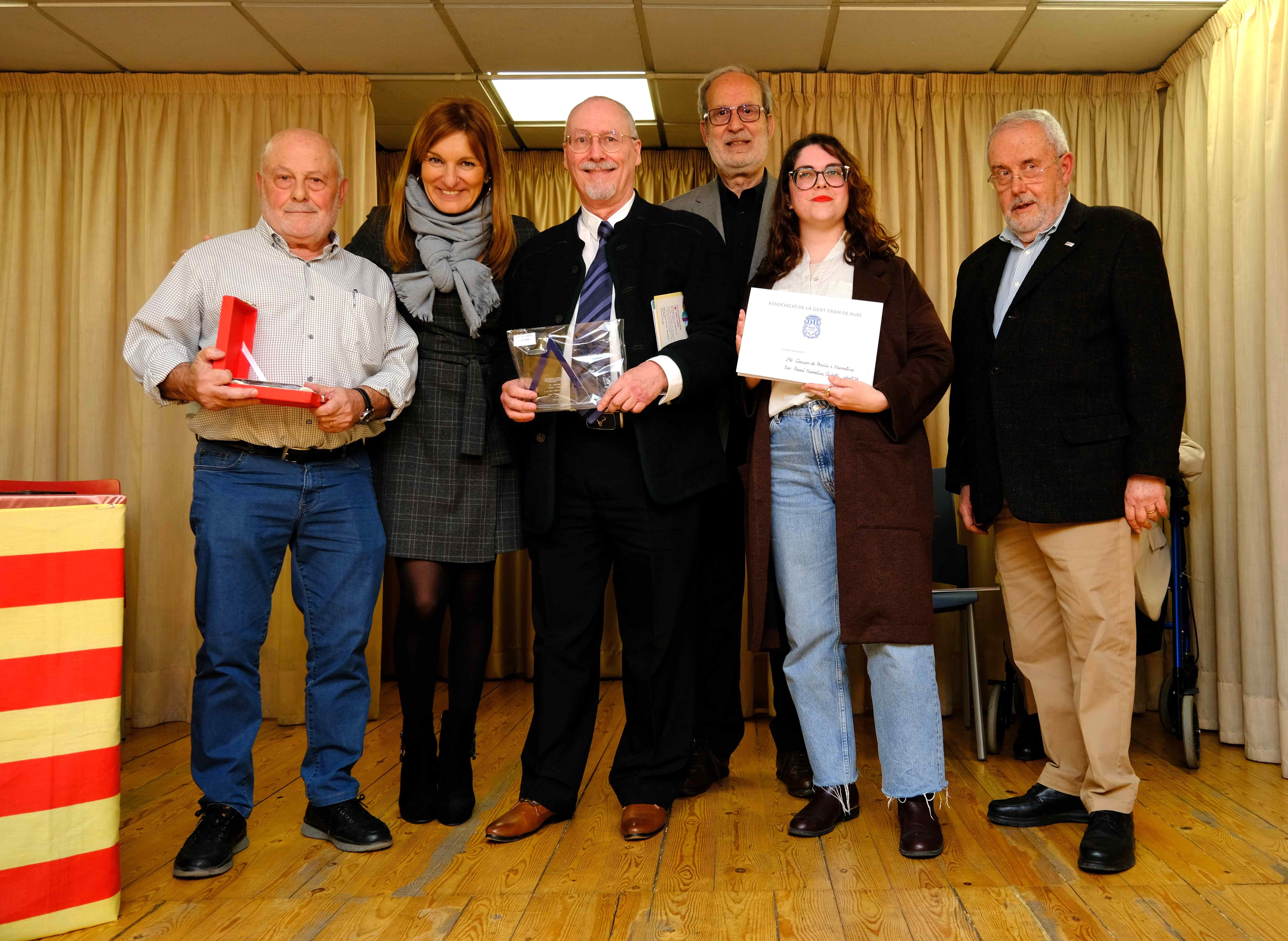 Guanyadors de narrativa en castellà. FOTO: Cedida Guanyadors de narrativa en castellà. FOTO: Cedida