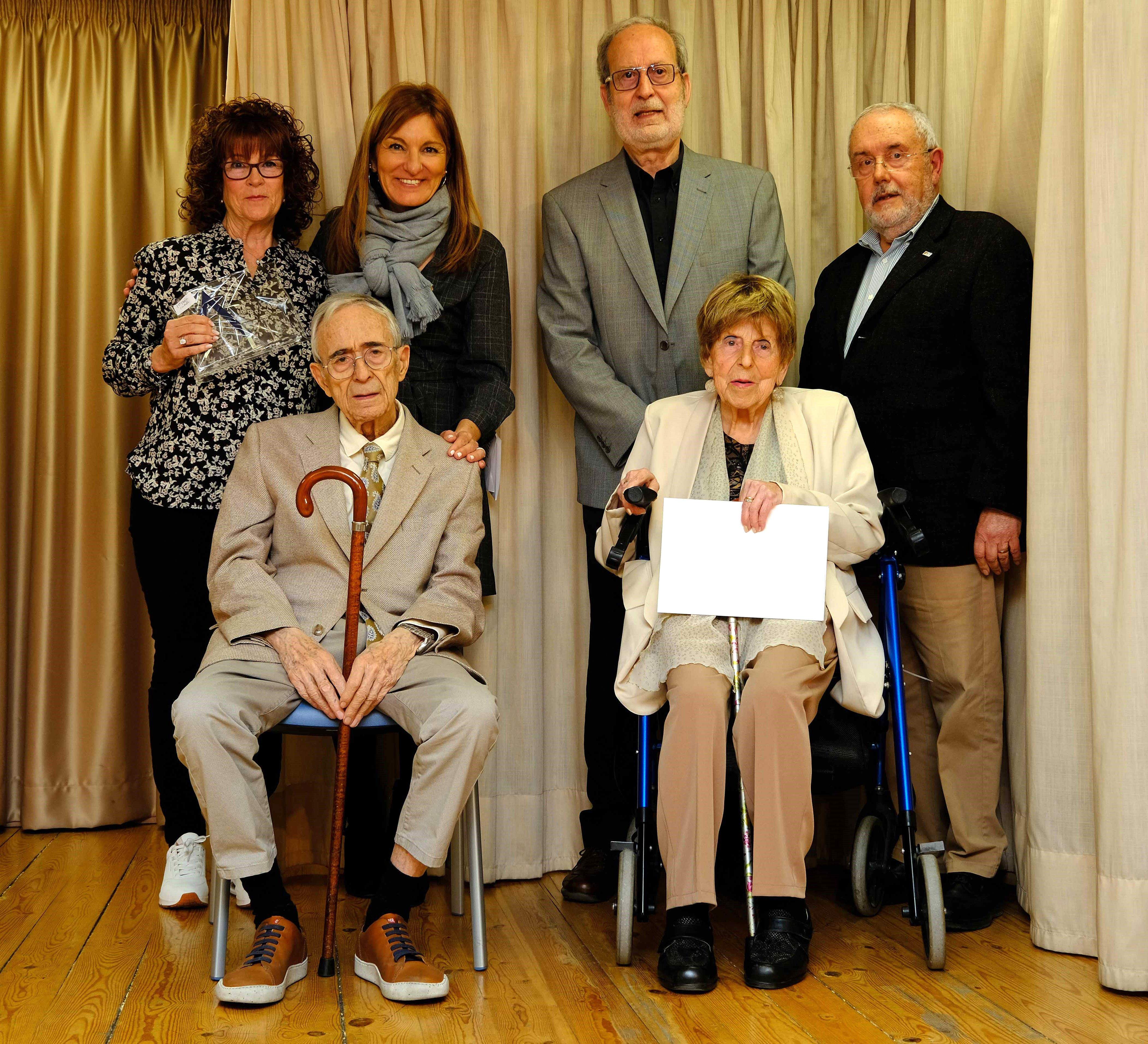 Guanyadors poesia en català a a l'entrega de premis. FOTO: Cedida