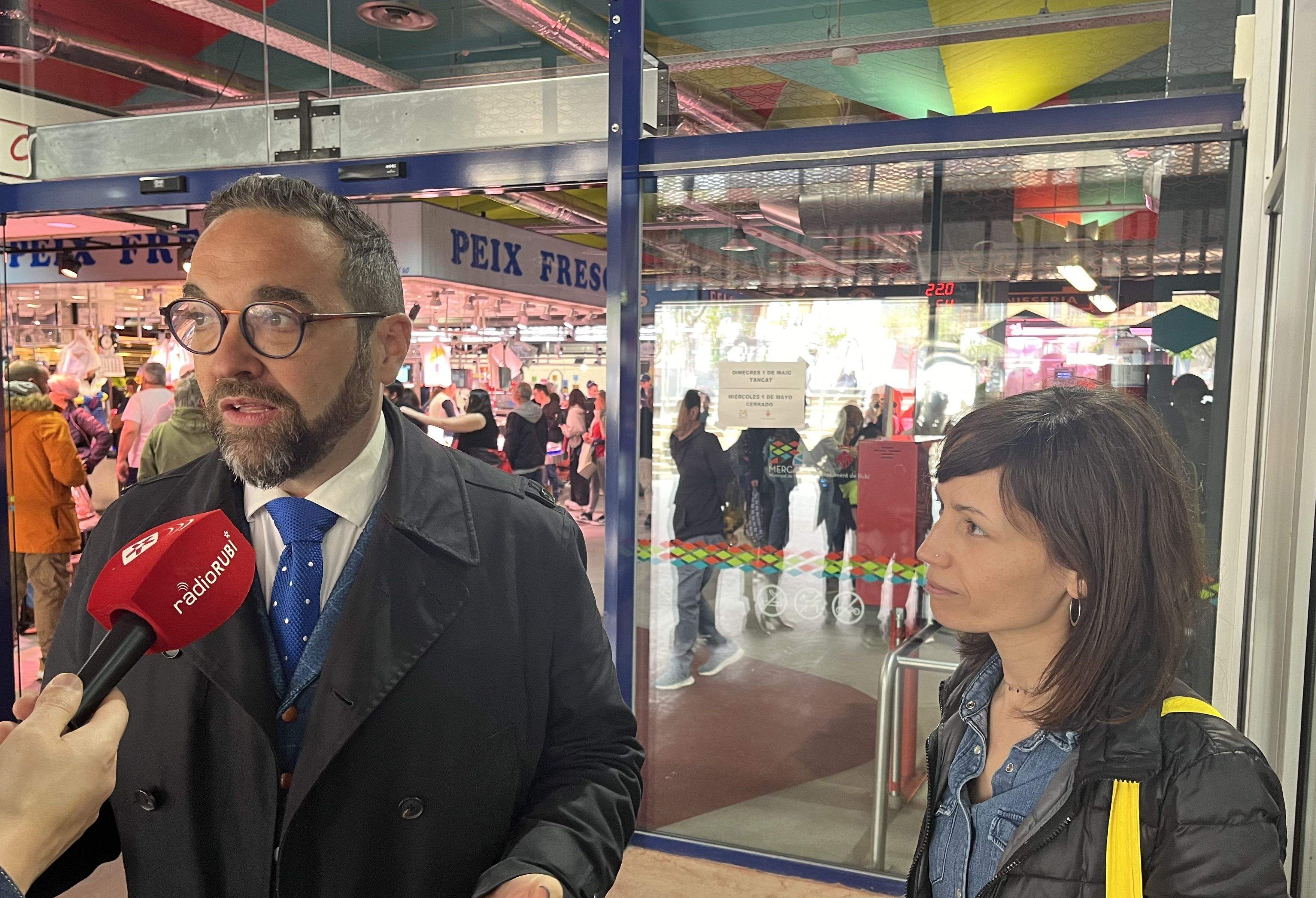 Esquerra Republicana de Catalunya ha començat la seva campanya electoral a la nostra ciutat amb un acte al Mercat Municipal. Foto: Pablo Sánchez-Montañés