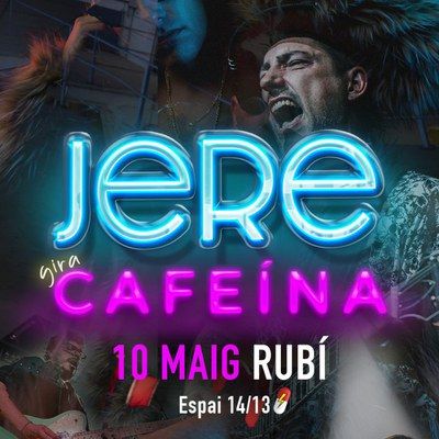 El cantautor s'atura al municipi després de viatjar per tot el país amb la seva gira 'Cafeína'. Foto: Ajuntament de Rubí El cantautor s'atura al municipi després de viatjar per tot el país amb la seva gira 'Cafeína'. Foto: Ajuntament de Rubí