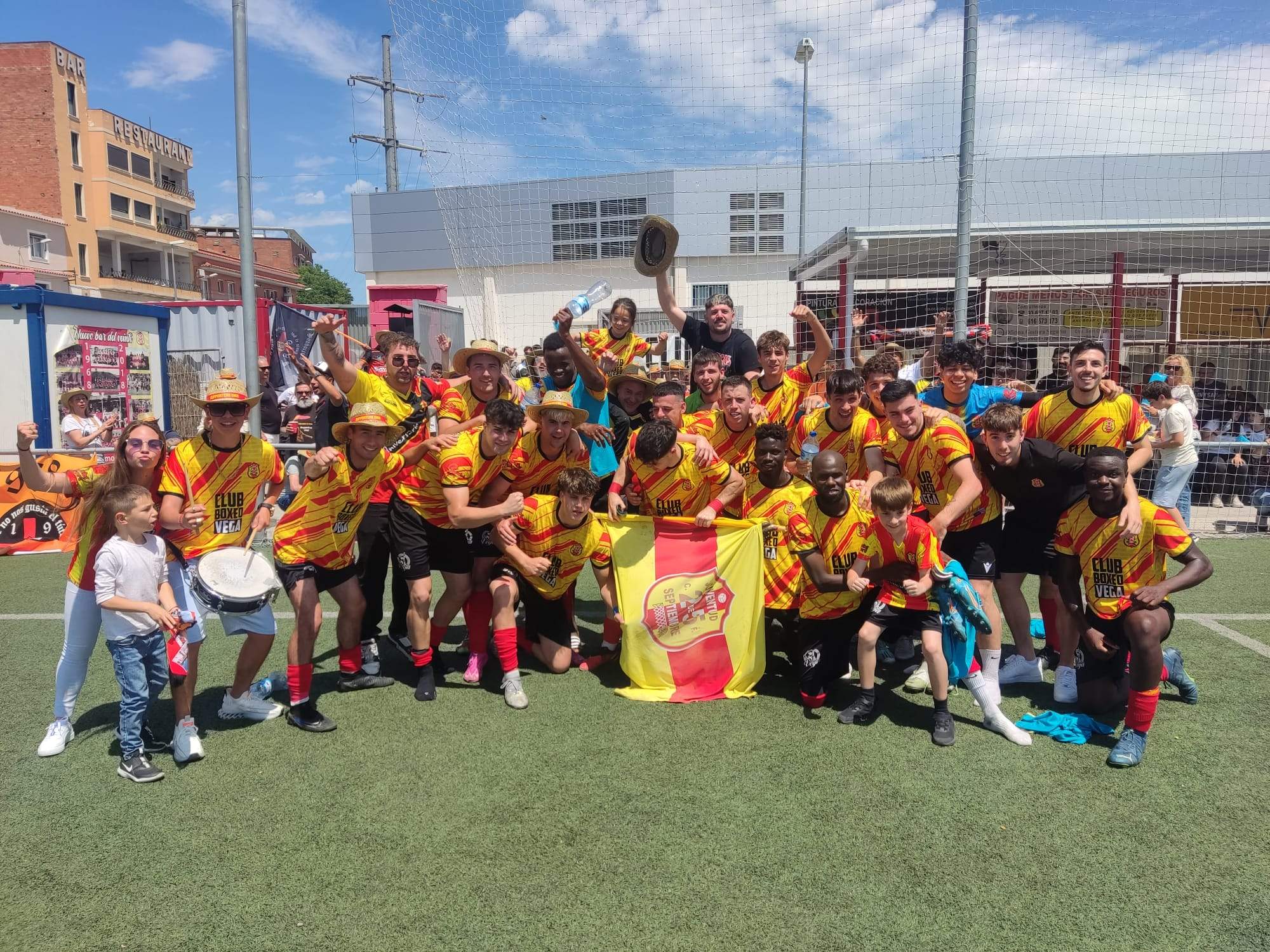 Victòria del Veinti contra el Gavà. FOTO: Cedida