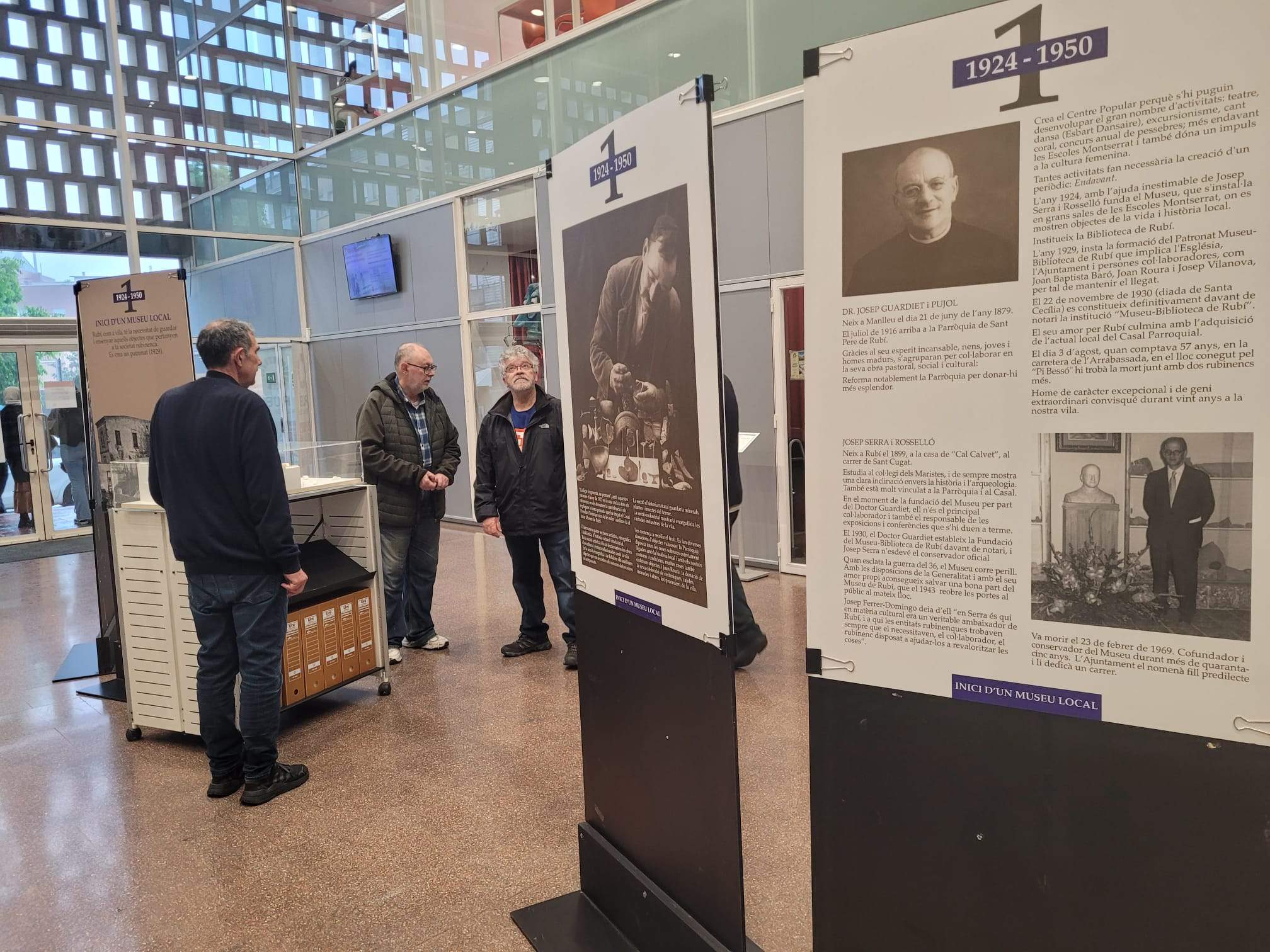 Una exposició sobre el centenari del Museu de Rubí a la biblioteca FOTO: Cedida Una exposició sobre el centenari del Museu de Rubí a la biblioteca FOTO: Cedida