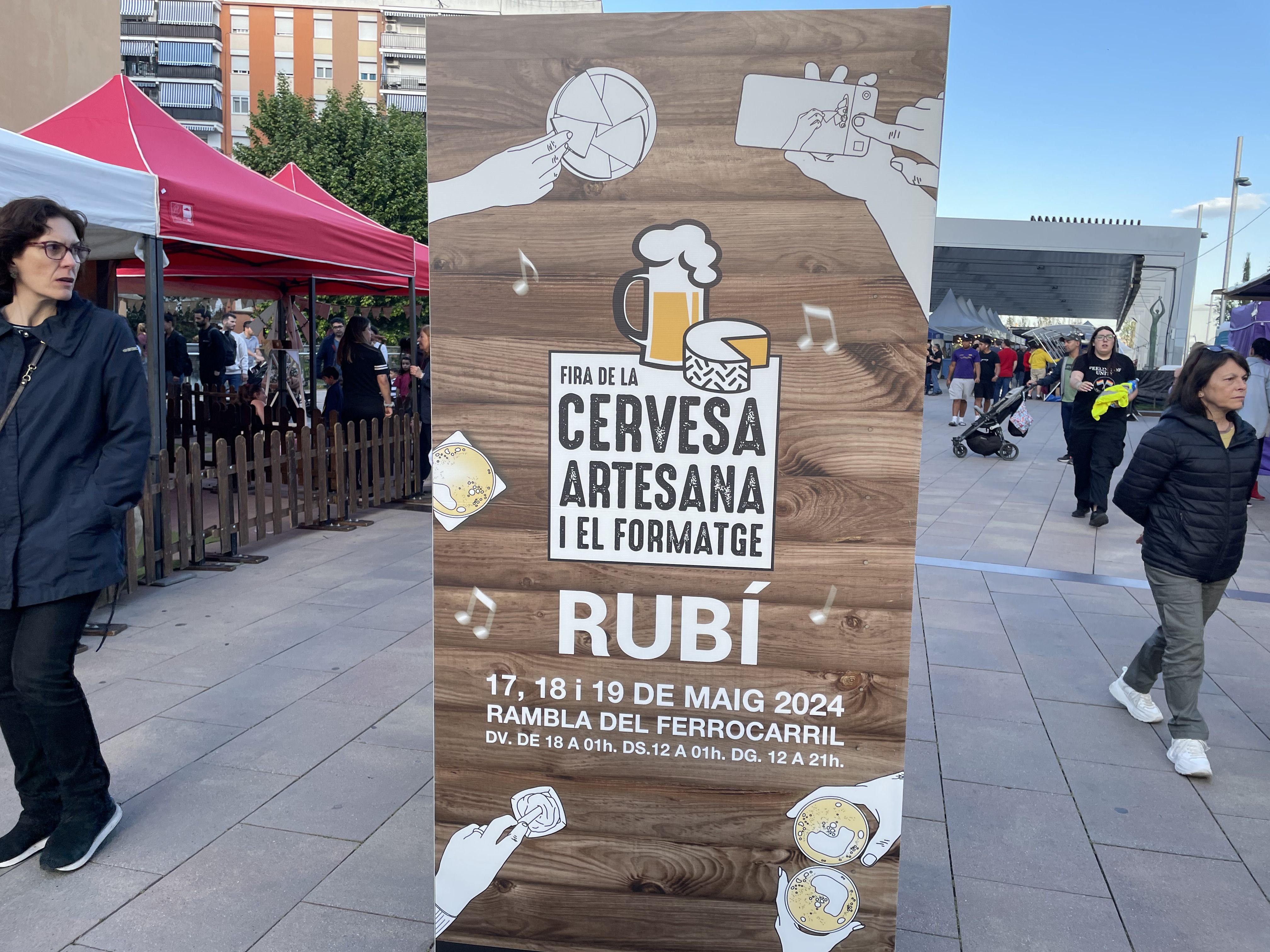 Fira de la cervesa artesa i el formatge 2024. FOTO: Estela Luengo