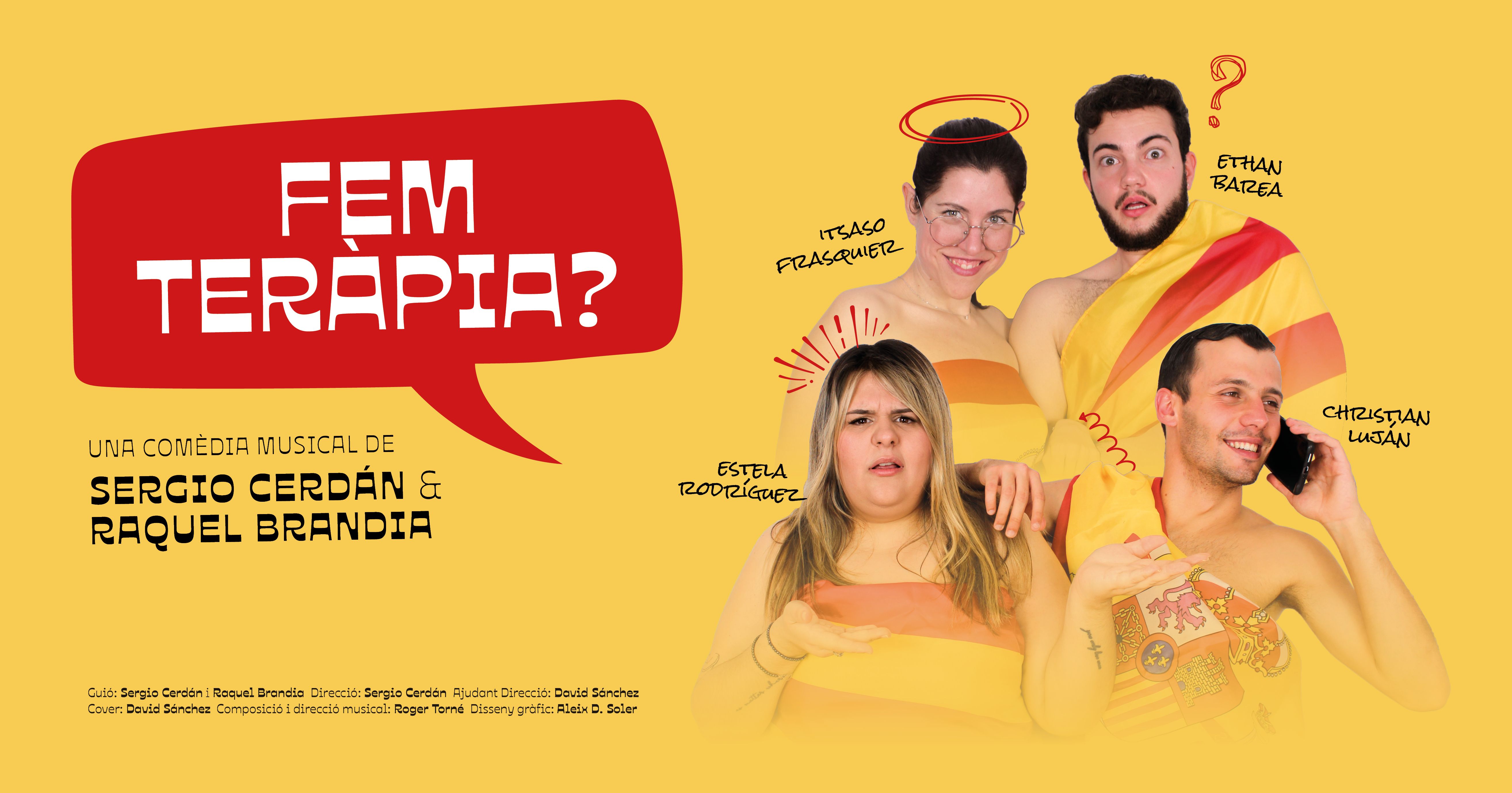 El rubinenc Sergio Cerdán estrena a Barcelona l'obra 'Fem Teràpia?'