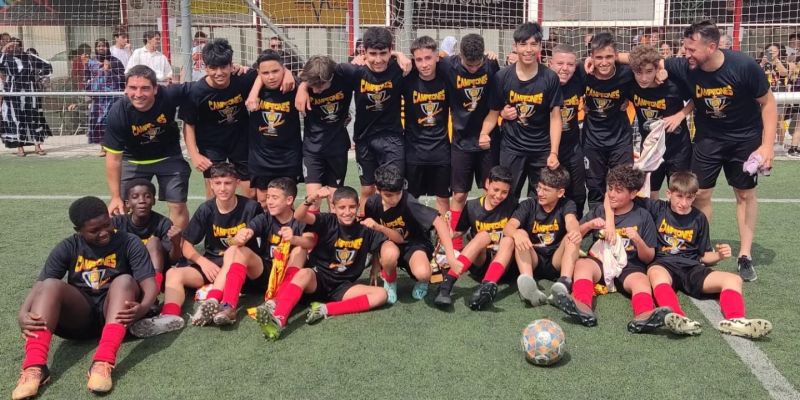 l'Infantil A de l'entitat va aconseguir proclamar-se campió de Lliga. FOTO: Cedida l'Infantil A de l'entitat va aconseguir proclamar-se campió de Lliga. FOTO: Cedida