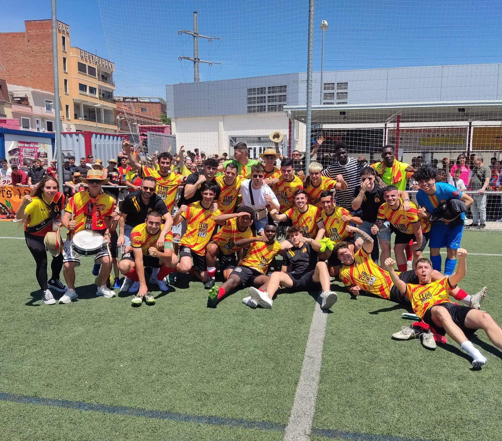 Golejada del Veinti que s'acosta al líder. FOTO: Cedida Golejada del Veinti que s'acosta al líder. FOTO: Cedida