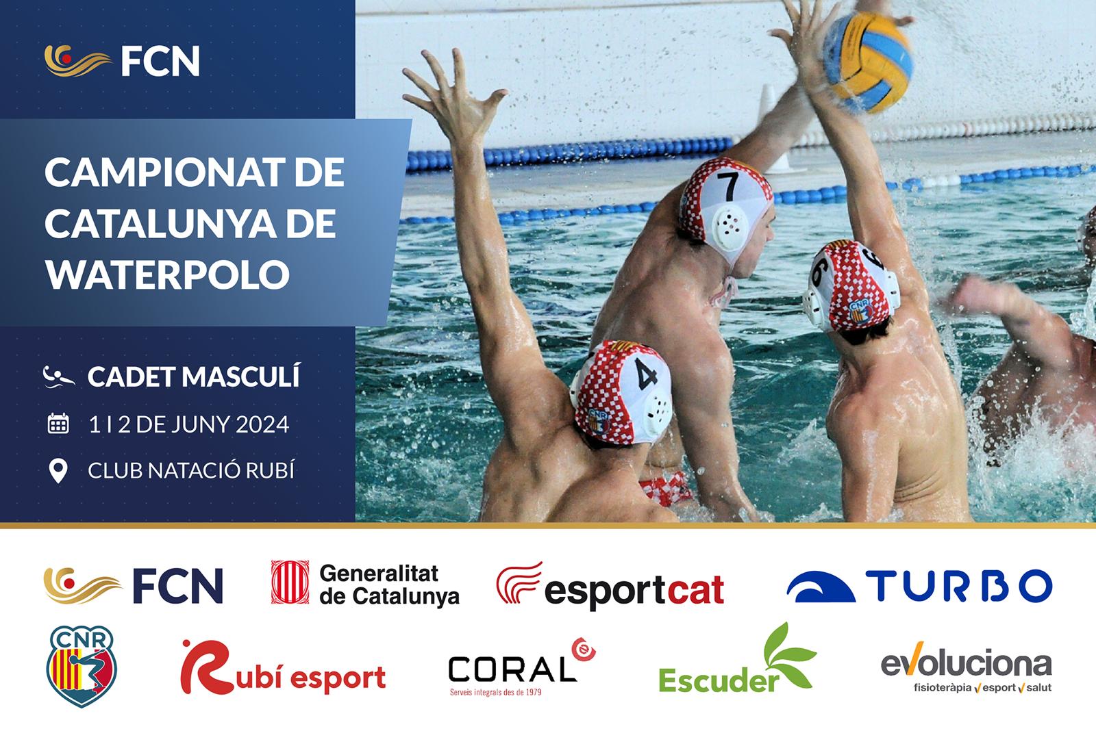 El CN Rubí acollirà el Campionat de Catalunya de waterpolo cadet masculí