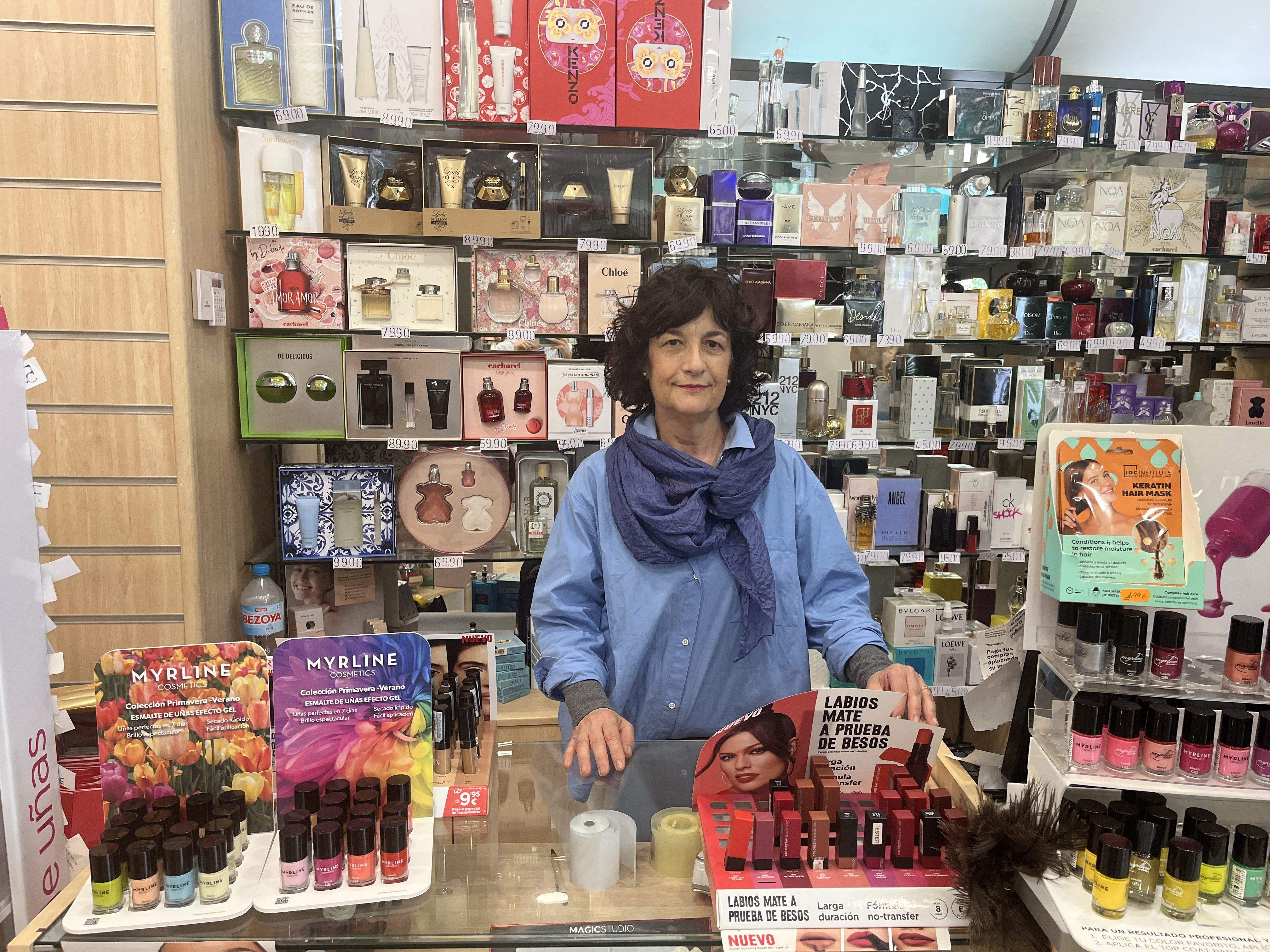Nacar Perfums, de Maria Ángeles Escobar, porta a Rubí des de la década dels 80. Foto: Pablo Sánchez-Montañés 