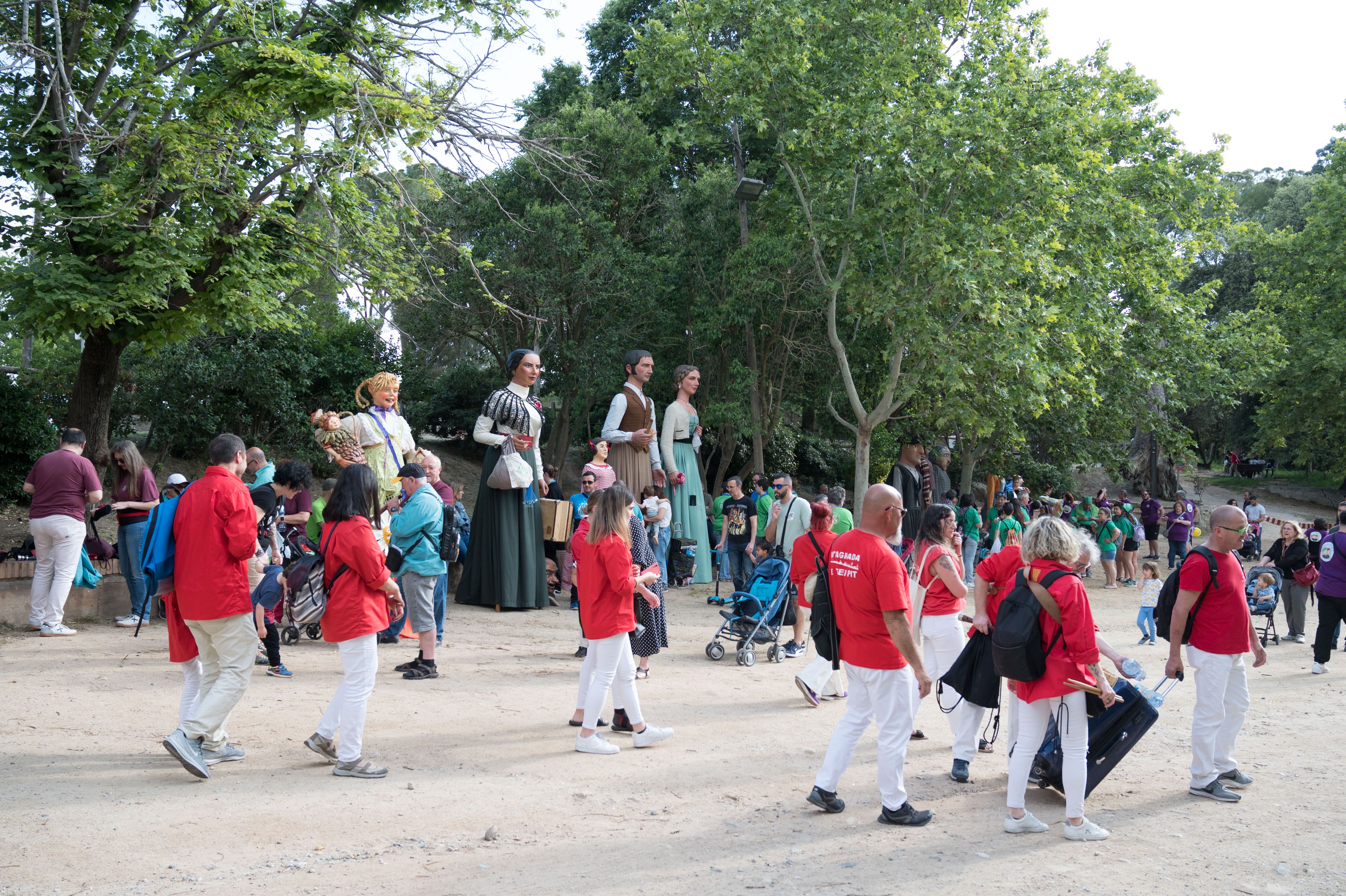 Trobada Gegantera de la 38ª Festa del barri de Ca n'Oriol. Foto: Carmelo Jiménez