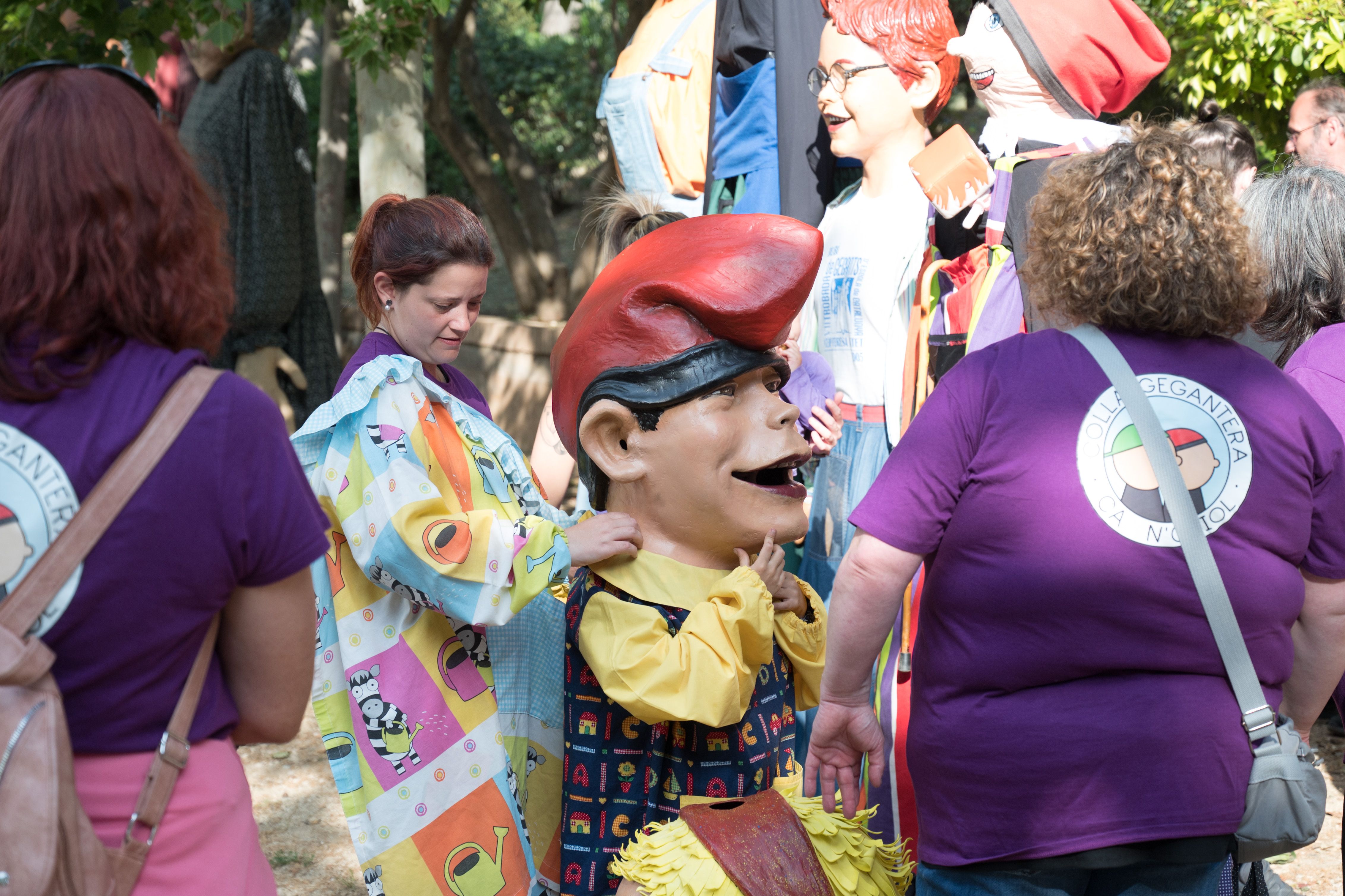 Trobada Gegantera de la 38ª Festa del barri de Ca n'Oriol. Foto: Carmelo Jiménez