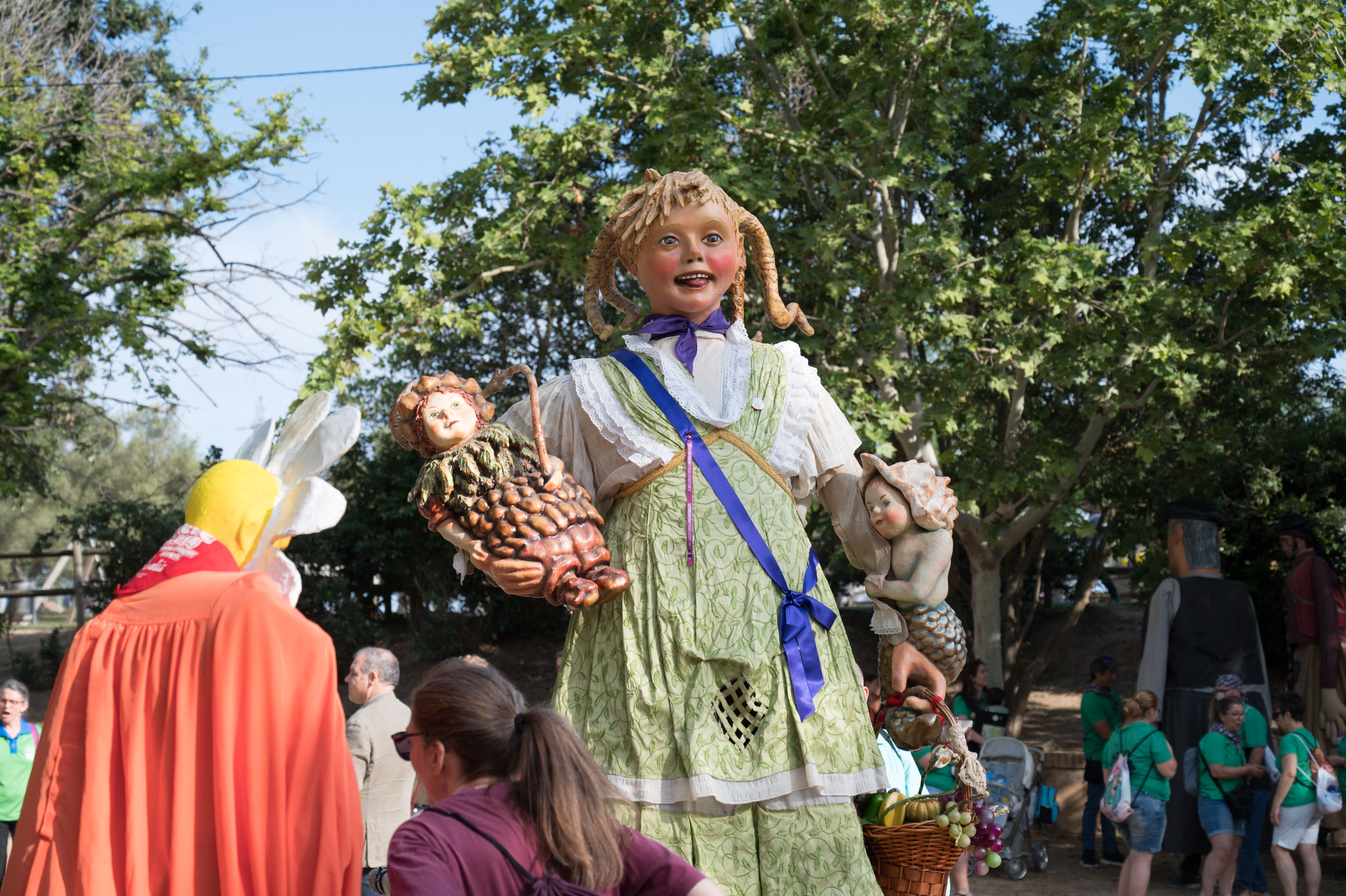 Trobada Gegantera de la 38ª Festa del barri de Ca n'Oriol. Foto: Carmelo Jiménez