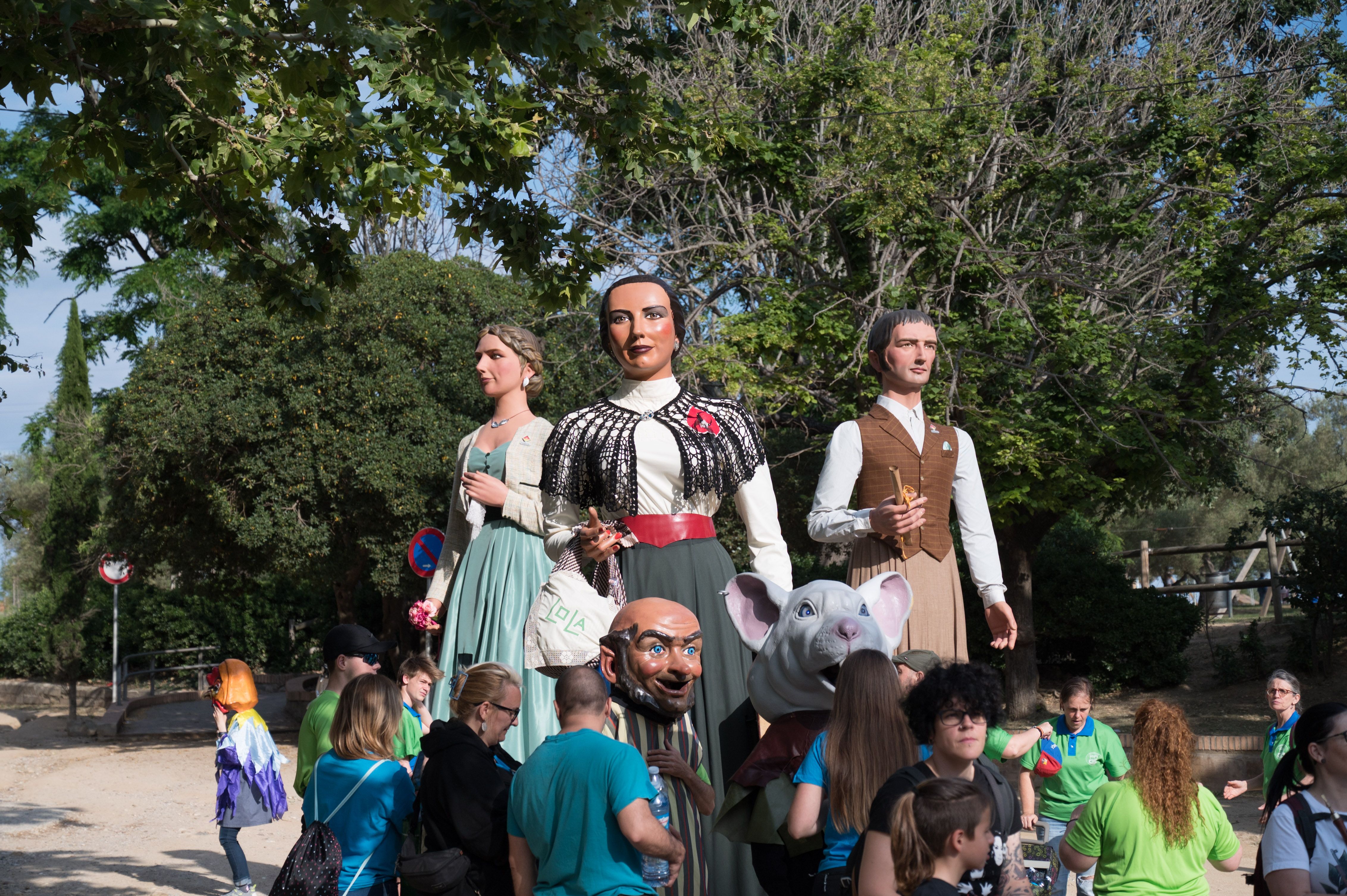 Trobada Gegantera de la 38ª Festa del barri de Ca n'Oriol. Foto: Carmelo Jiménez