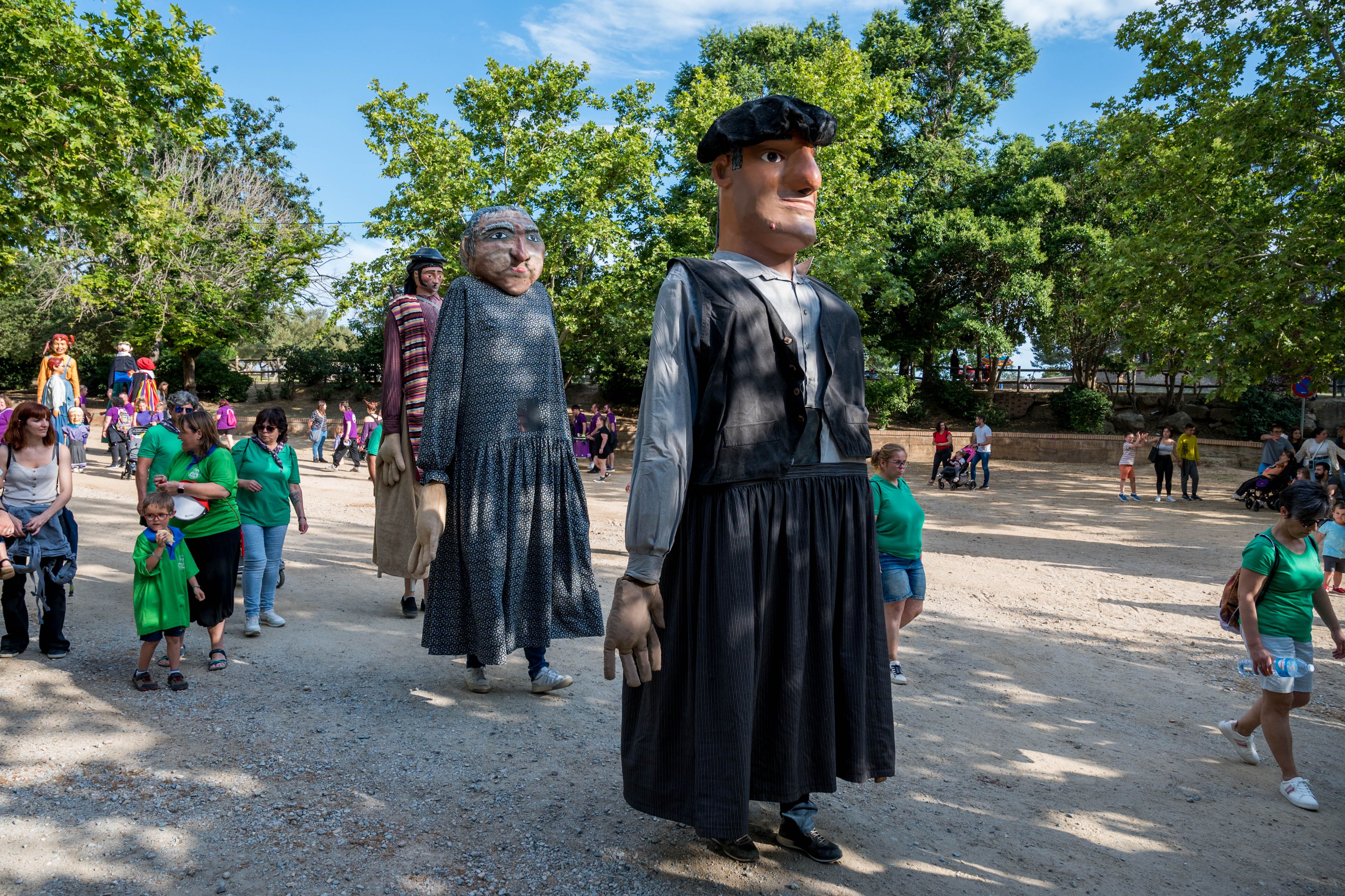 Trobada Gegantera de la 38ª Festa del barri de Ca n'Oriol. Foto: Carmelo Jiménez