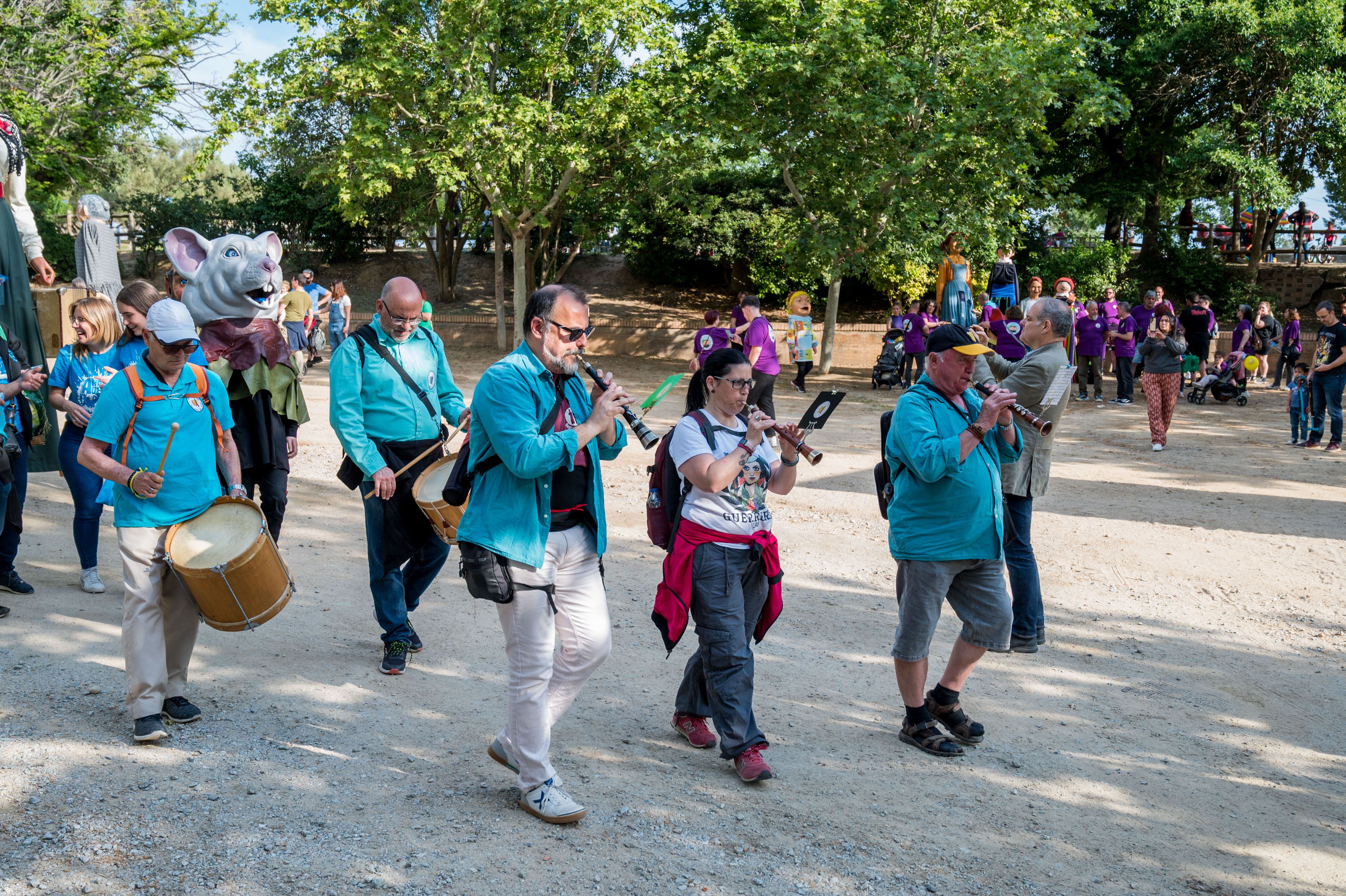 Trobada Gegantera de la 38ª Festa del barri de Ca n'Oriol. Foto: Carmelo Jiménez