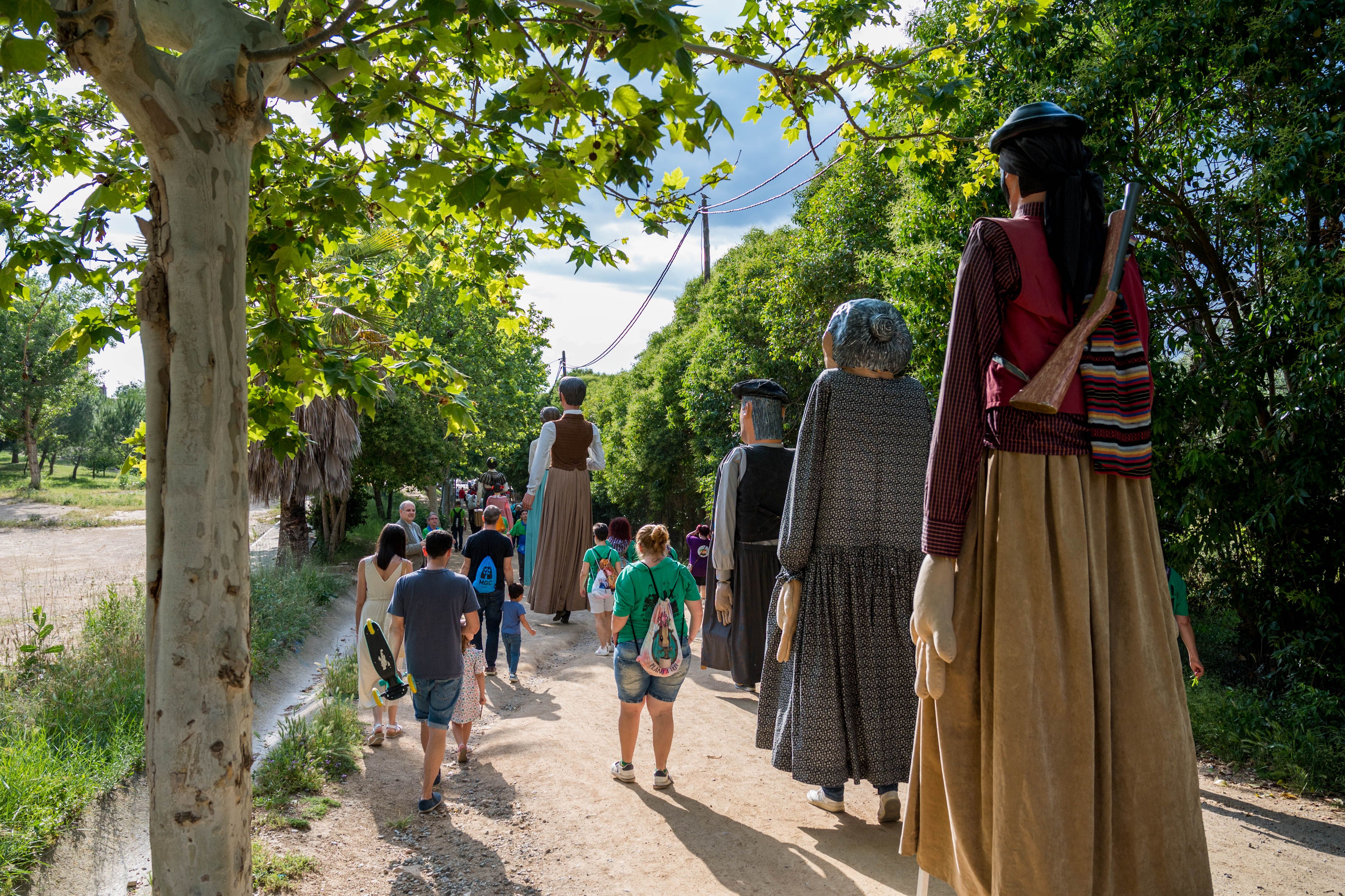 Trobada Gegantera de la 38ª Festa del barri de Ca n'Oriol. Foto: Carmelo Jiménez