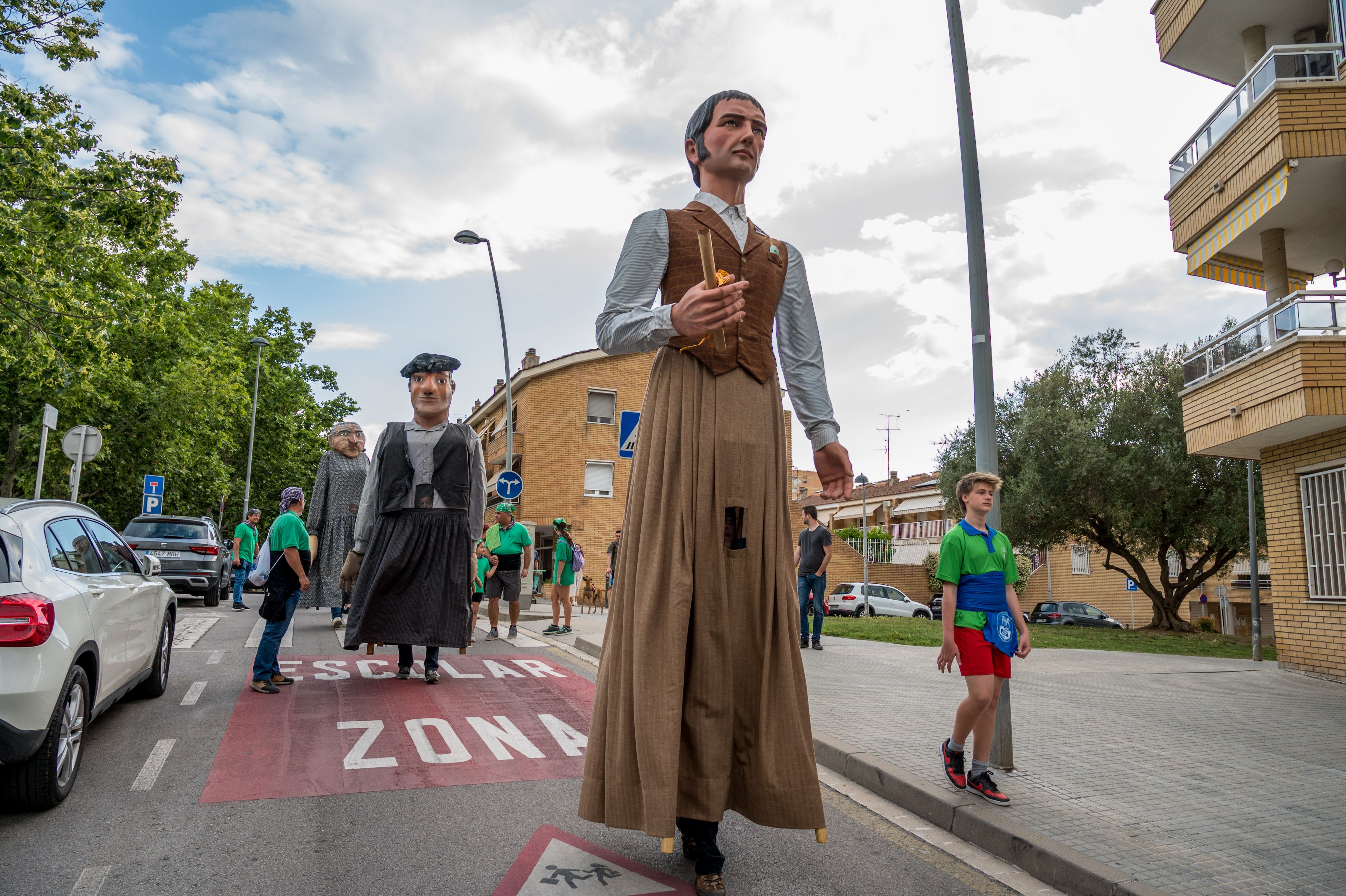 Trobada Gegantera de la 38ª Festa del barri de Ca n'Oriol. Foto: Carmelo Jiménez