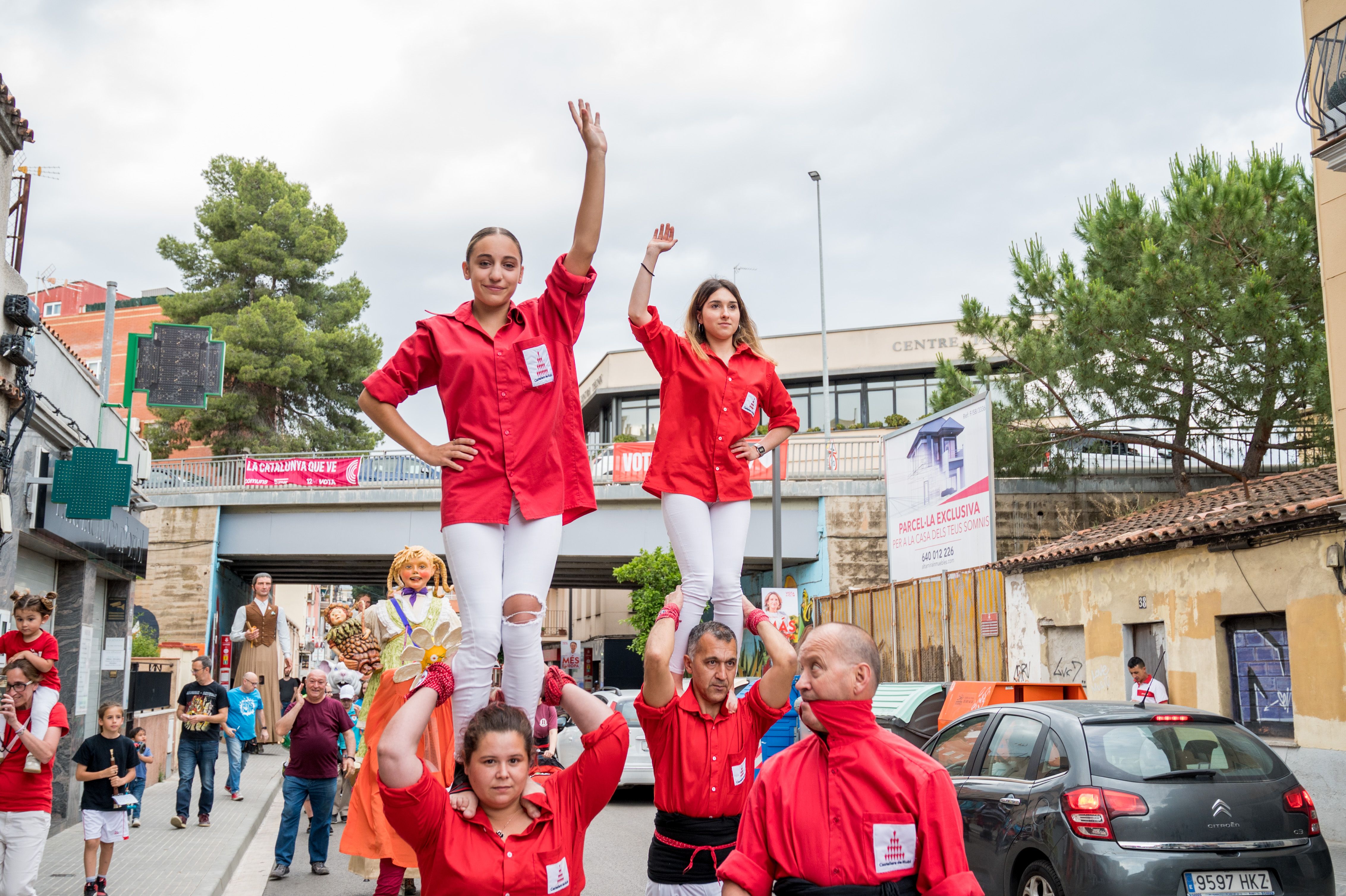 Trobada Gegantera de la 38ª Festa del barri de Ca n'Oriol. Foto: Carmelo Jiménez