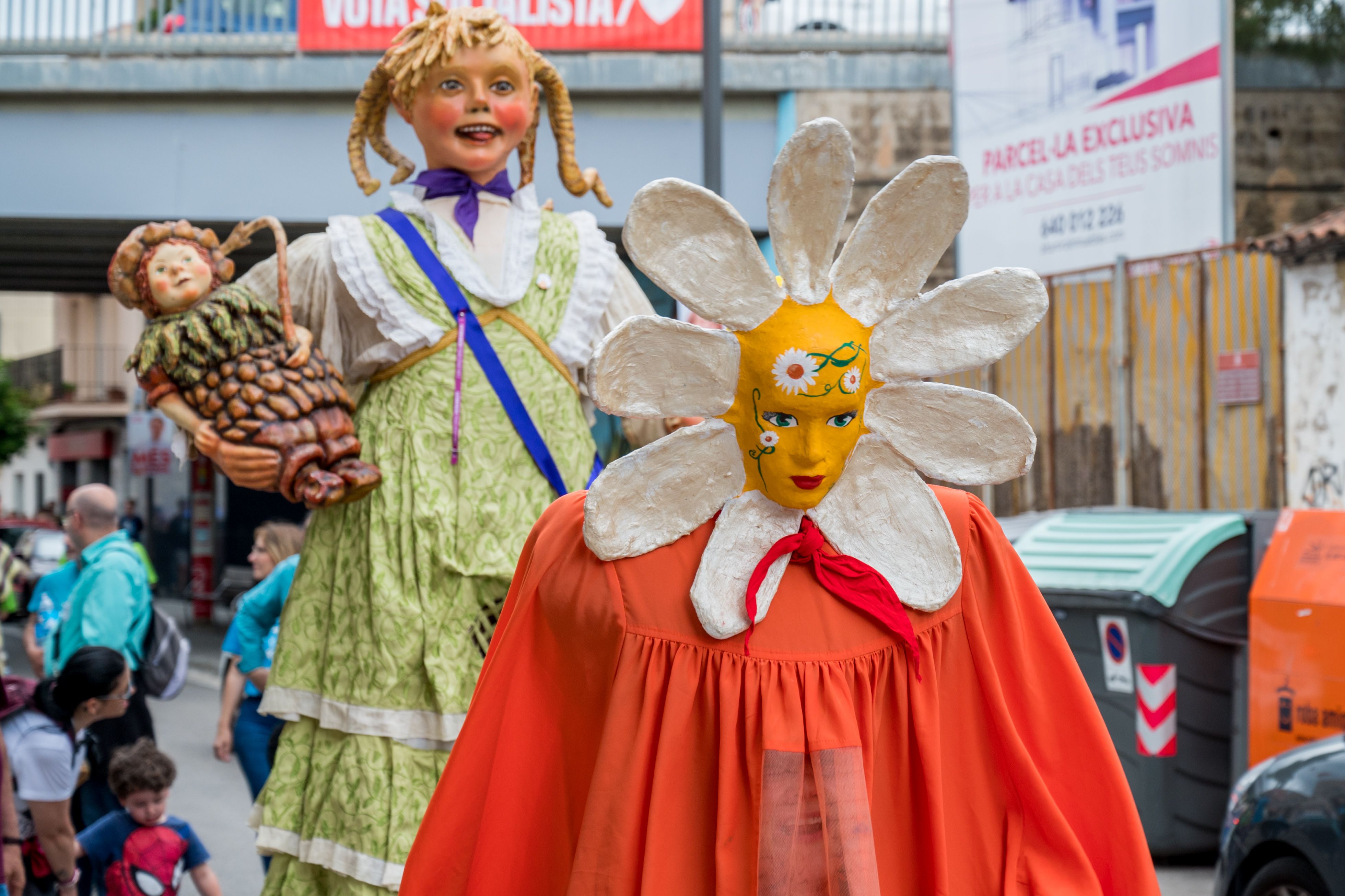 Trobada Gegantera de la 38ª Festa del barri de Ca n'Oriol. Foto: Carmelo Jiménez