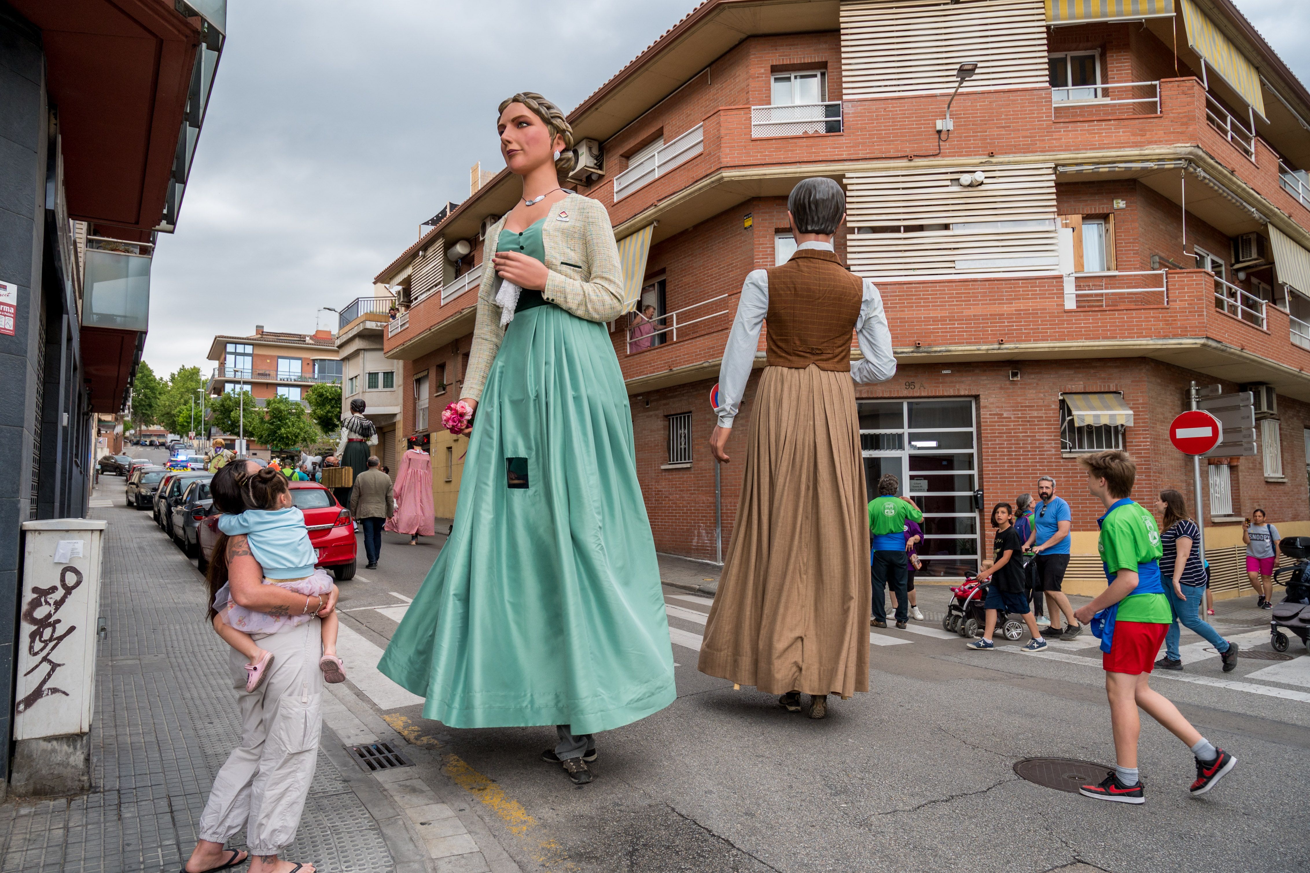 Trobada Gegantera de la 38ª Festa del barri de Ca n'Oriol. Foto: Carmelo Jiménez