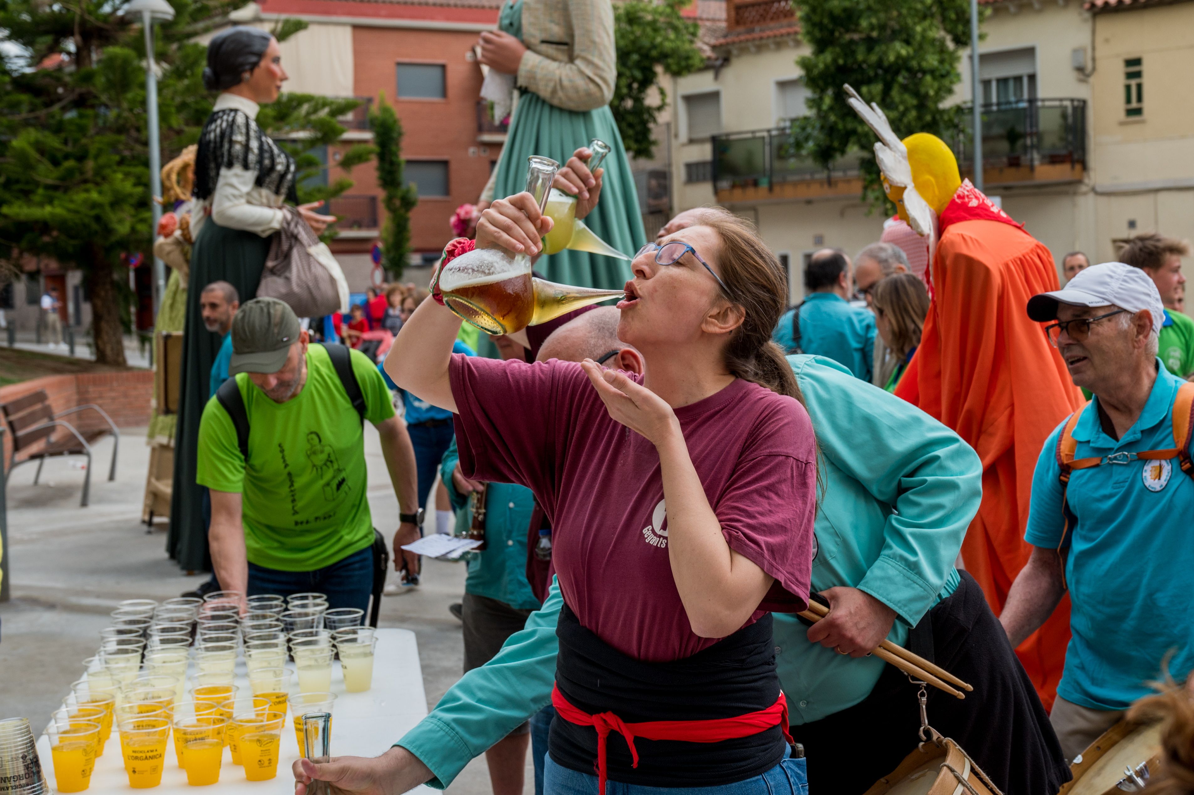 Trobada Gegantera de la 38ª Festa del barri de Ca n'Oriol. Foto: Carmelo Jiménez