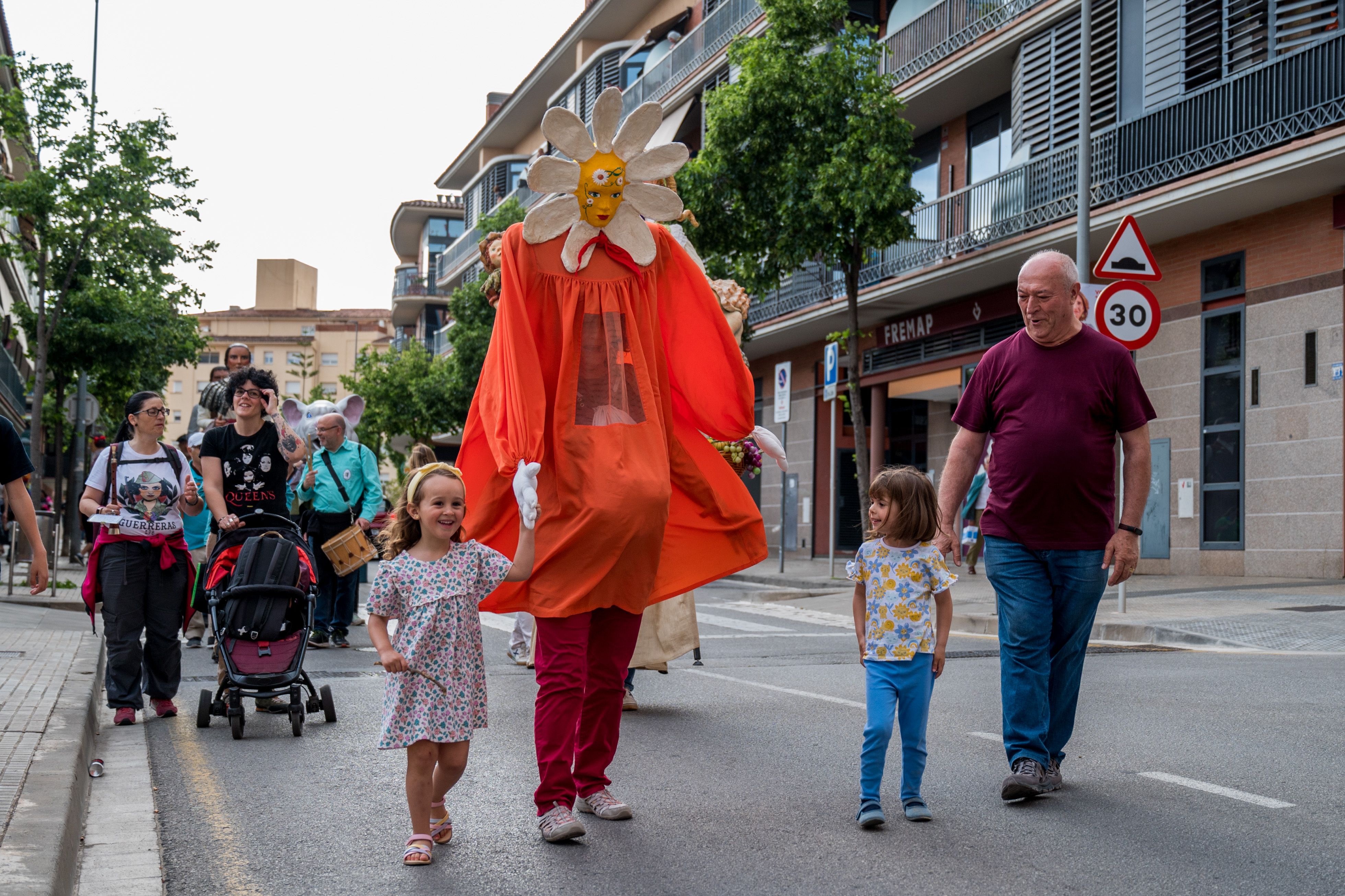Trobada Gegantera de la 38ª Festa del barri de Ca n'Oriol. Foto: Carmelo Jiménez