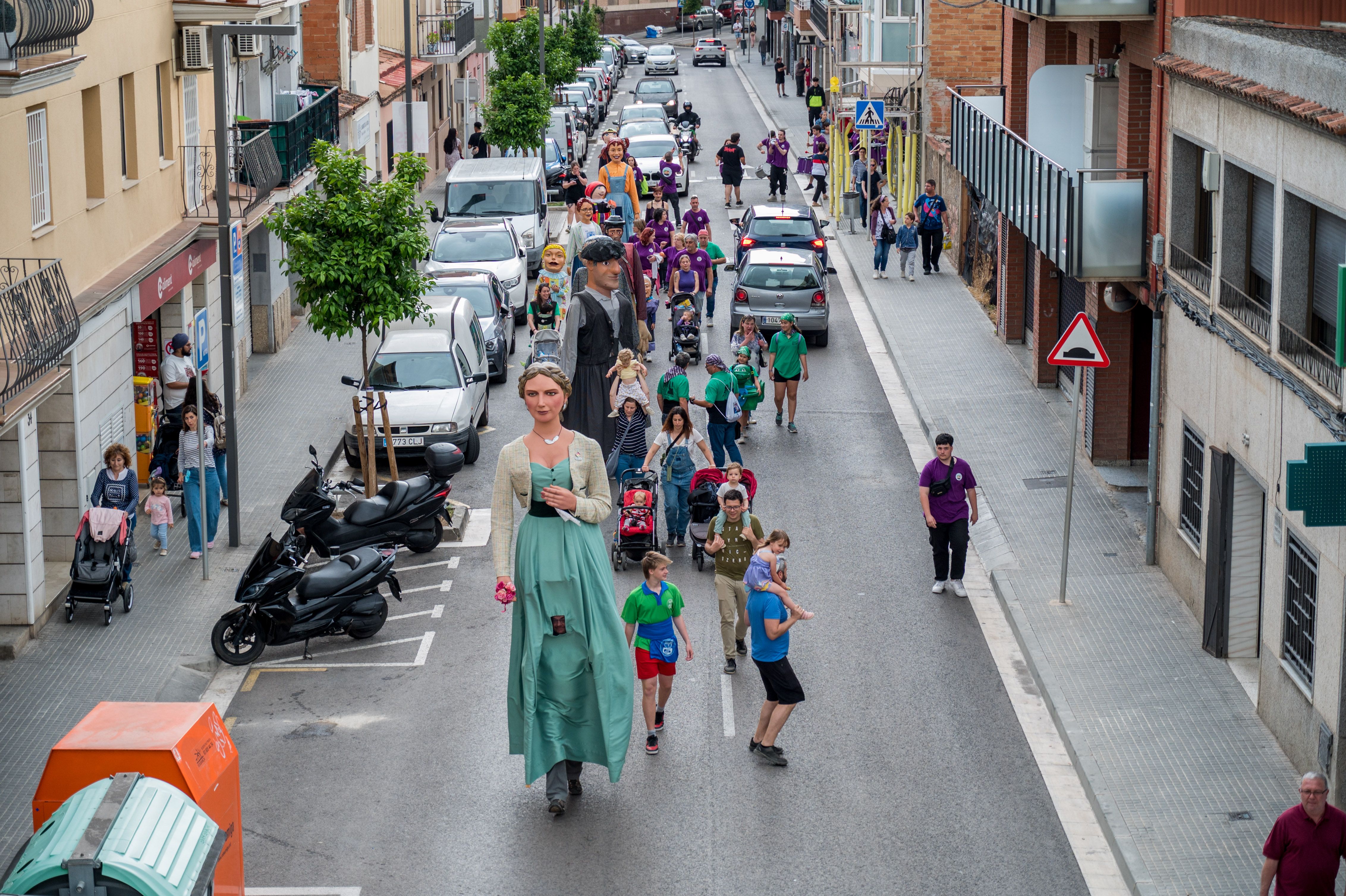 Trobada Gegantera de la 38ª Festa del barri de Ca n'Oriol. Foto: Carmelo Jiménez
