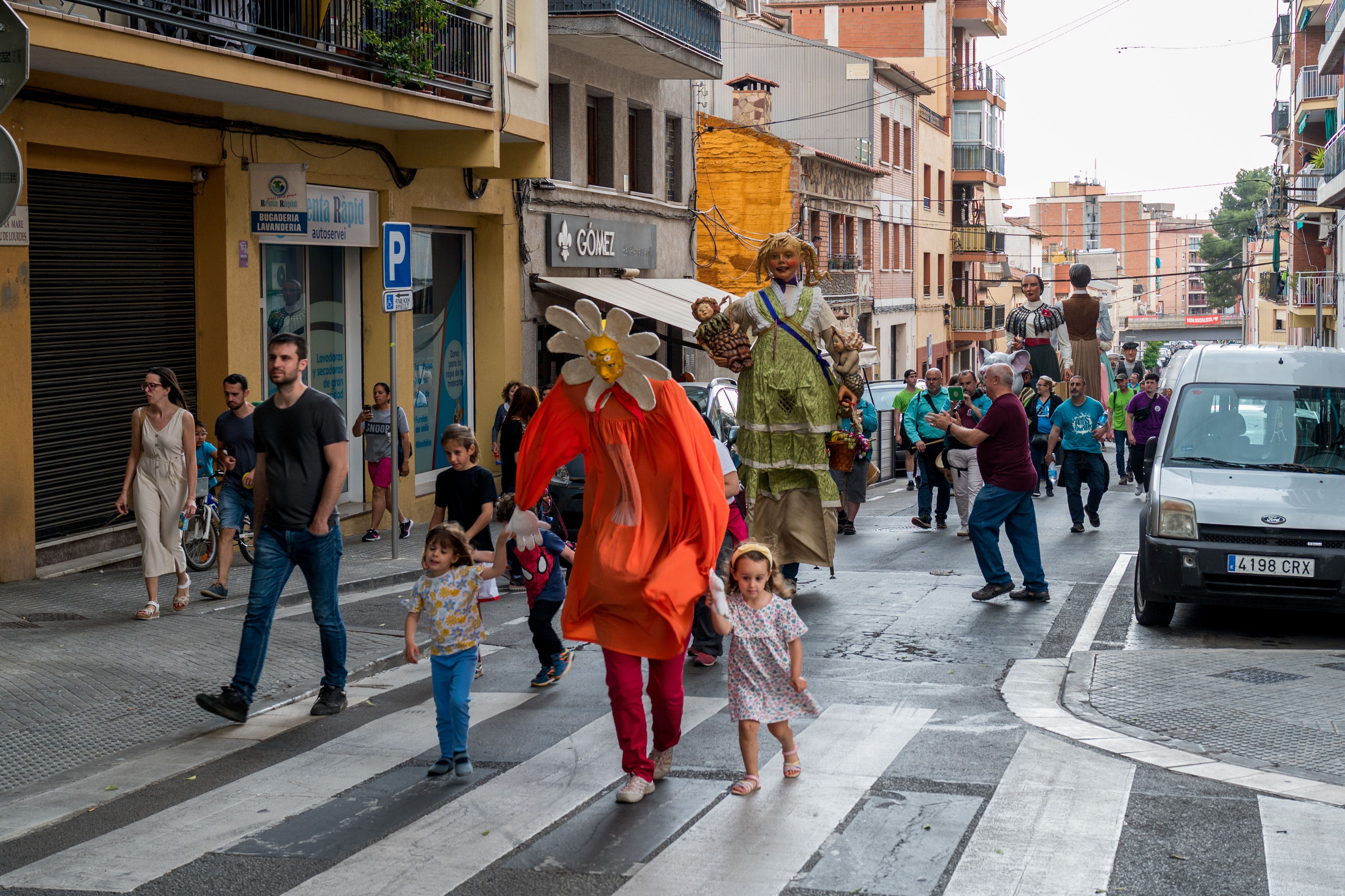 Trobada Gegantera de la 38ª Festa del barri de Ca n'Oriol. Foto: Carmelo Jiménez