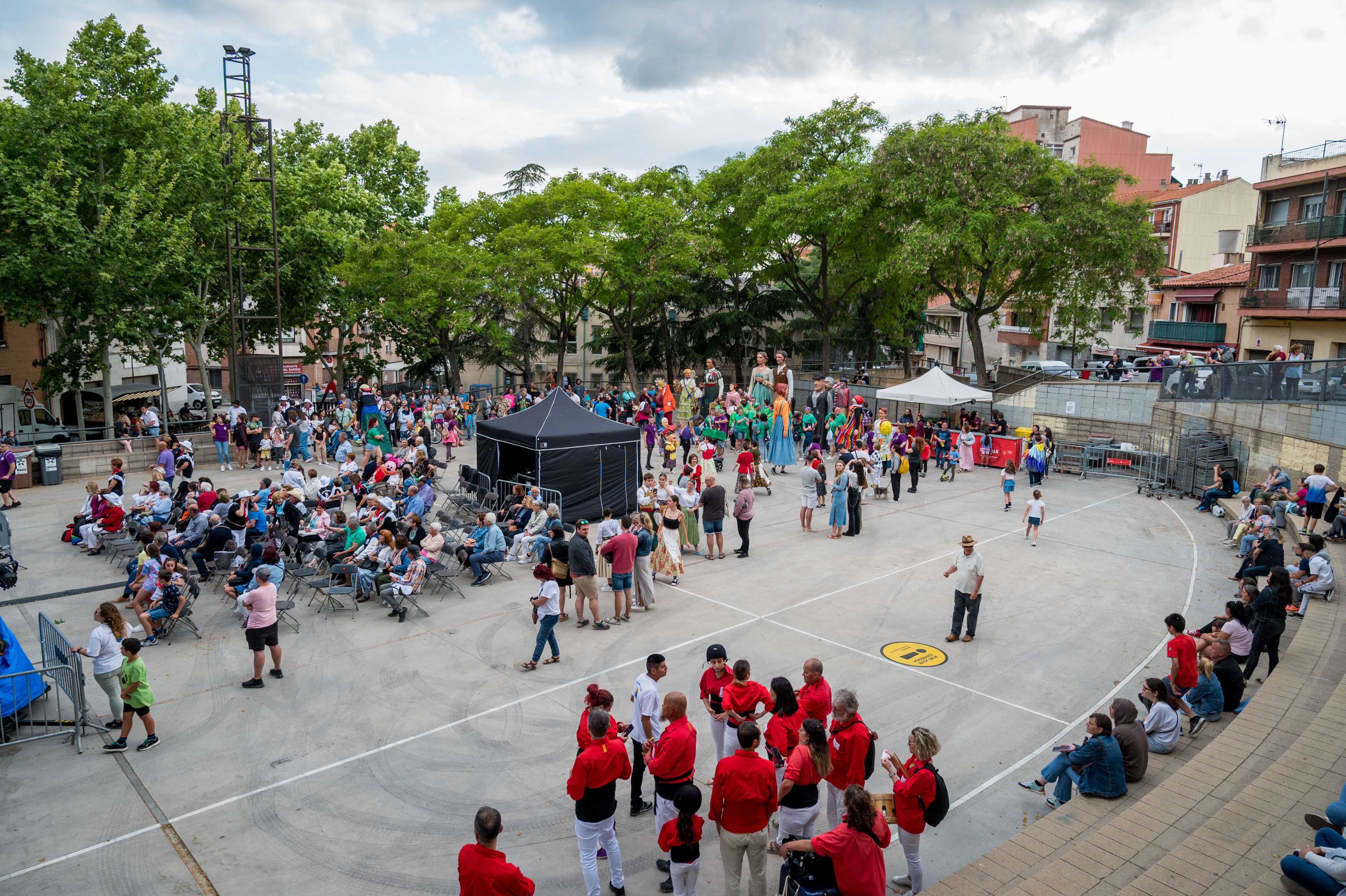 Trobada Gegantera de la 38ª Festa del barri de Ca n'Oriol. Foto: Carmelo Jiménez
