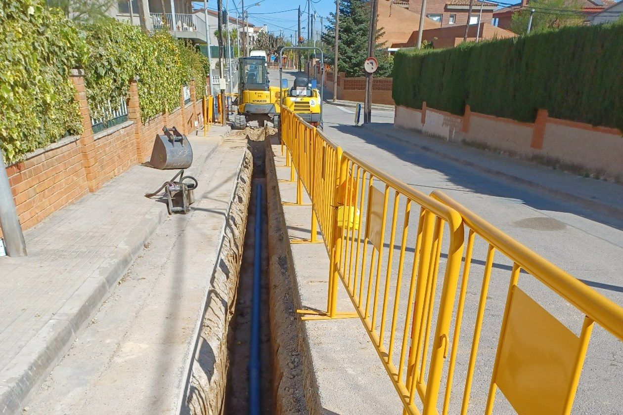 Comença l'última fase de renovació de la xarxa d'abastament d'aigua potable a Can Vallhonrat. FOTO: Ajuntament de Rubí