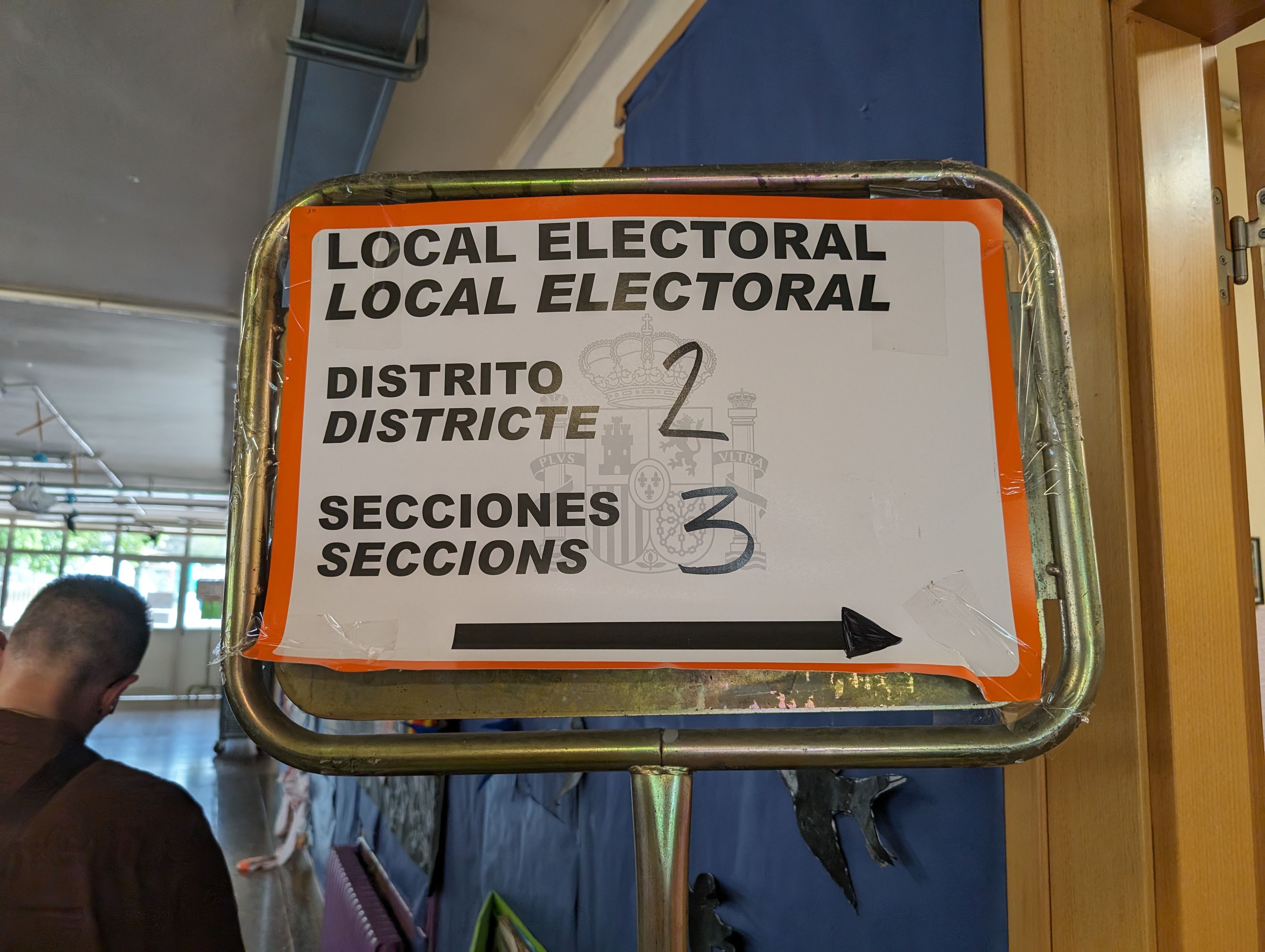 Els rubinencs voten a les eleccions al Parlament Europeu 2024. FOTO: Redacció