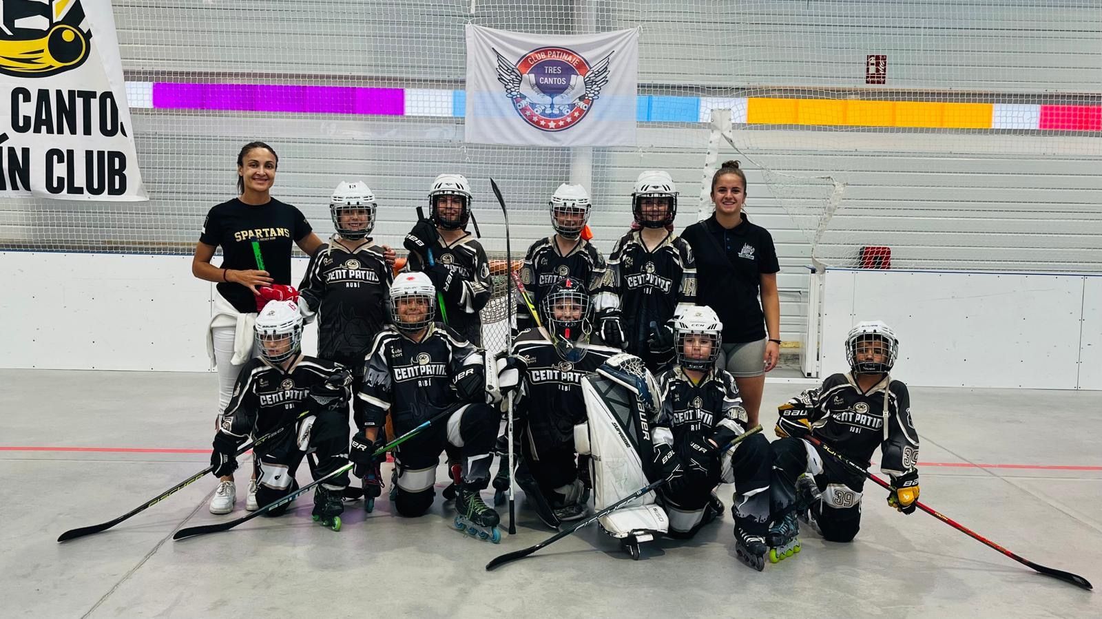 Els benjamins de l'HCR Cent Patins aconsegueixen la plata a la Kamikaces cup 2024. FOTO: Cedida