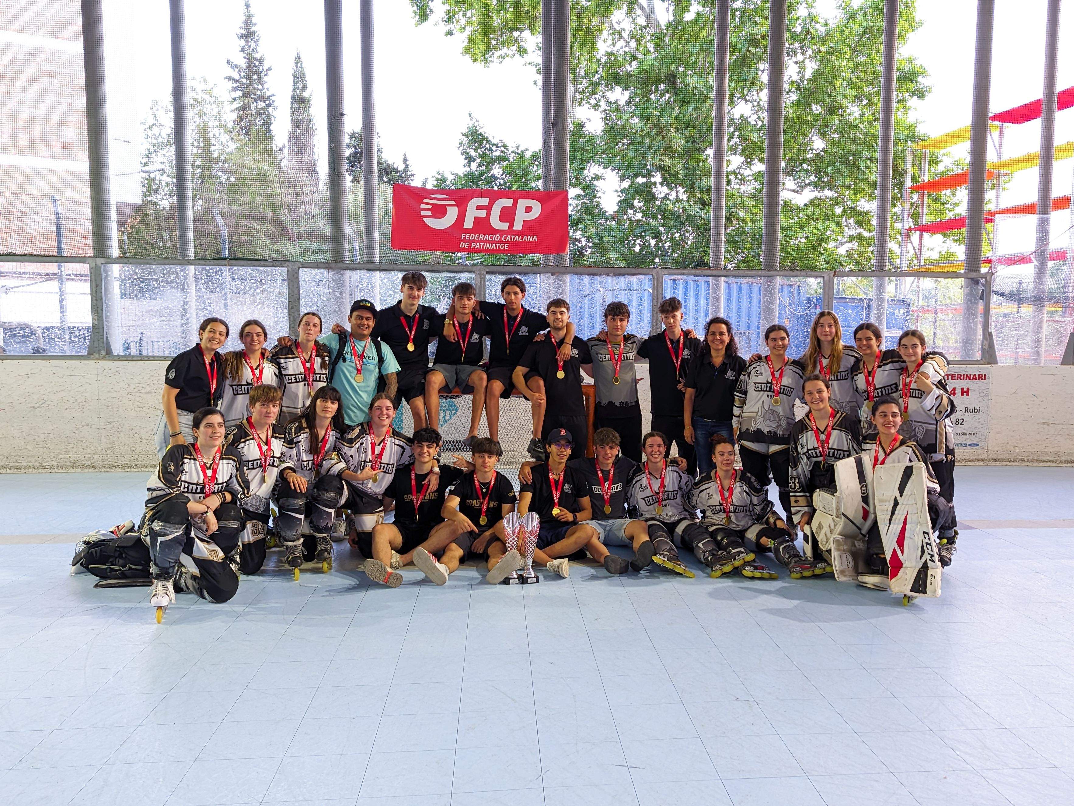 Triplet del HCR Cent Patins. FOTO: Cedida
