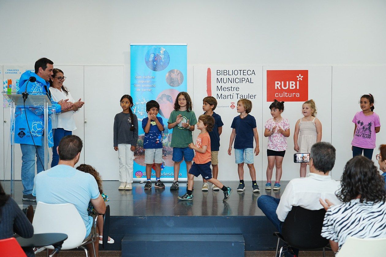 Més de 1.000 nens i joves participen en la 30a edició del concurs de punts de llibre. FOTO: Ajuntament de Rubí-Localpres