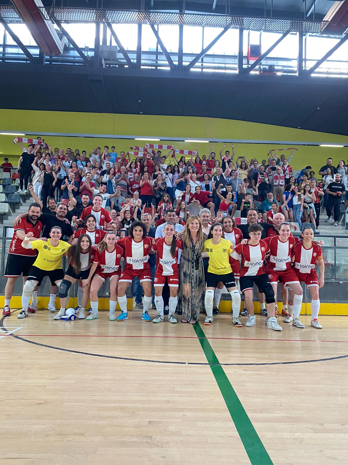 L'Esportiu Rubí femení, a un pas de primera divisió. FOTO: Cedida