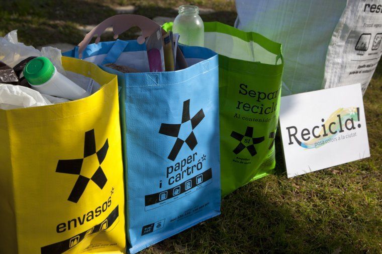 Reciclatge a rubi. FOTO: Cedida Reciclatge a rubi. FOTO: Cedida