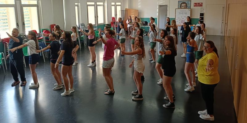 Moment del ball i les coreografies. FOTO: Cedida Moment del ball i les coreografies. FOTO: Cedida