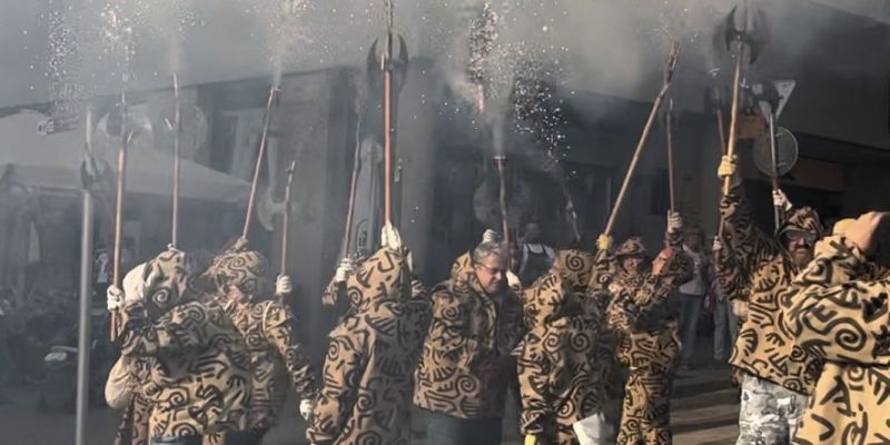 Correfocs al seguici 2024. Foto: P.S. Correfocs al seguici 2024. Foto: P.S.