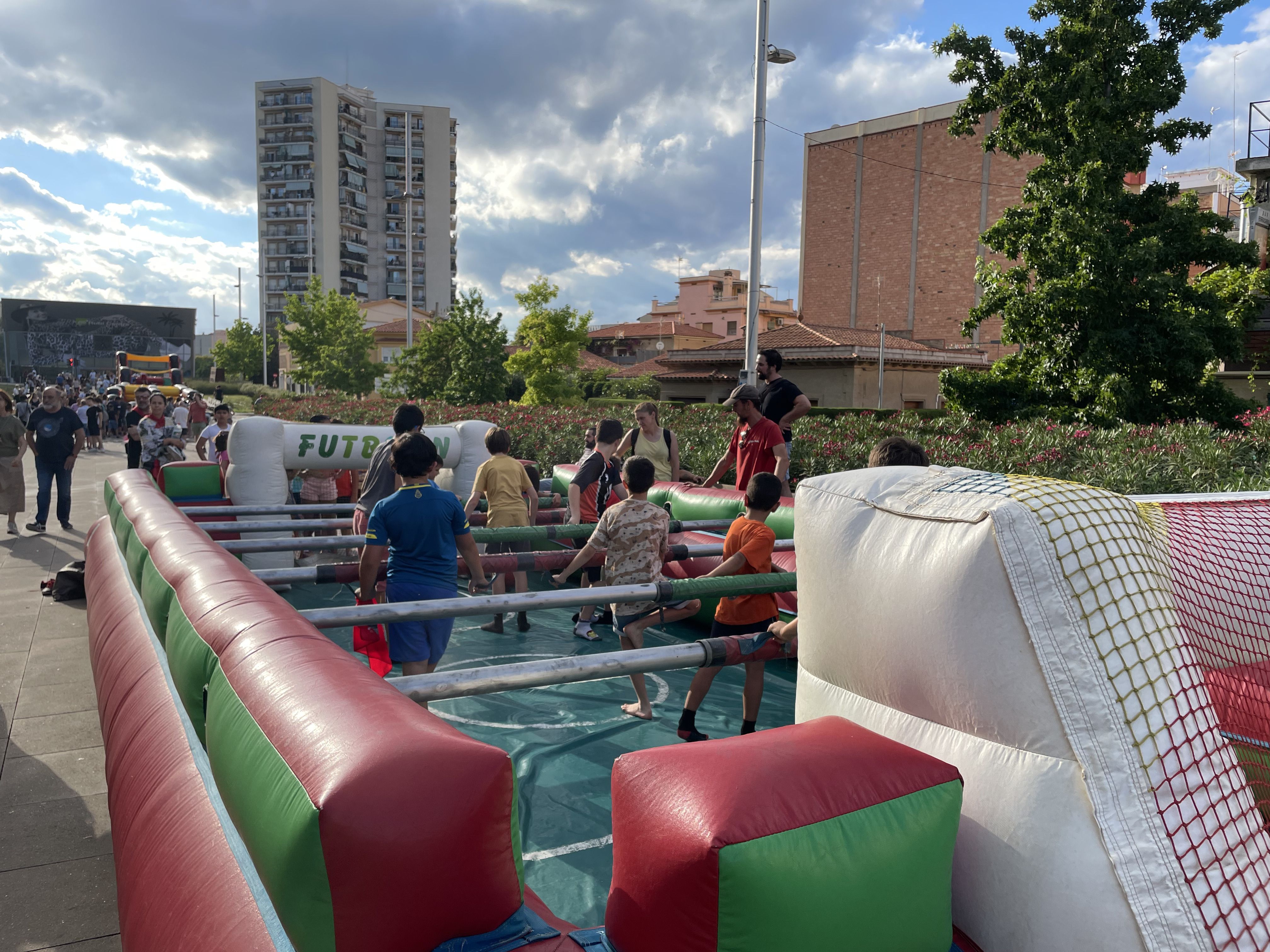 Jocs i activitats per als més menuts al a Festa Major 2024. FOTO: E.L.