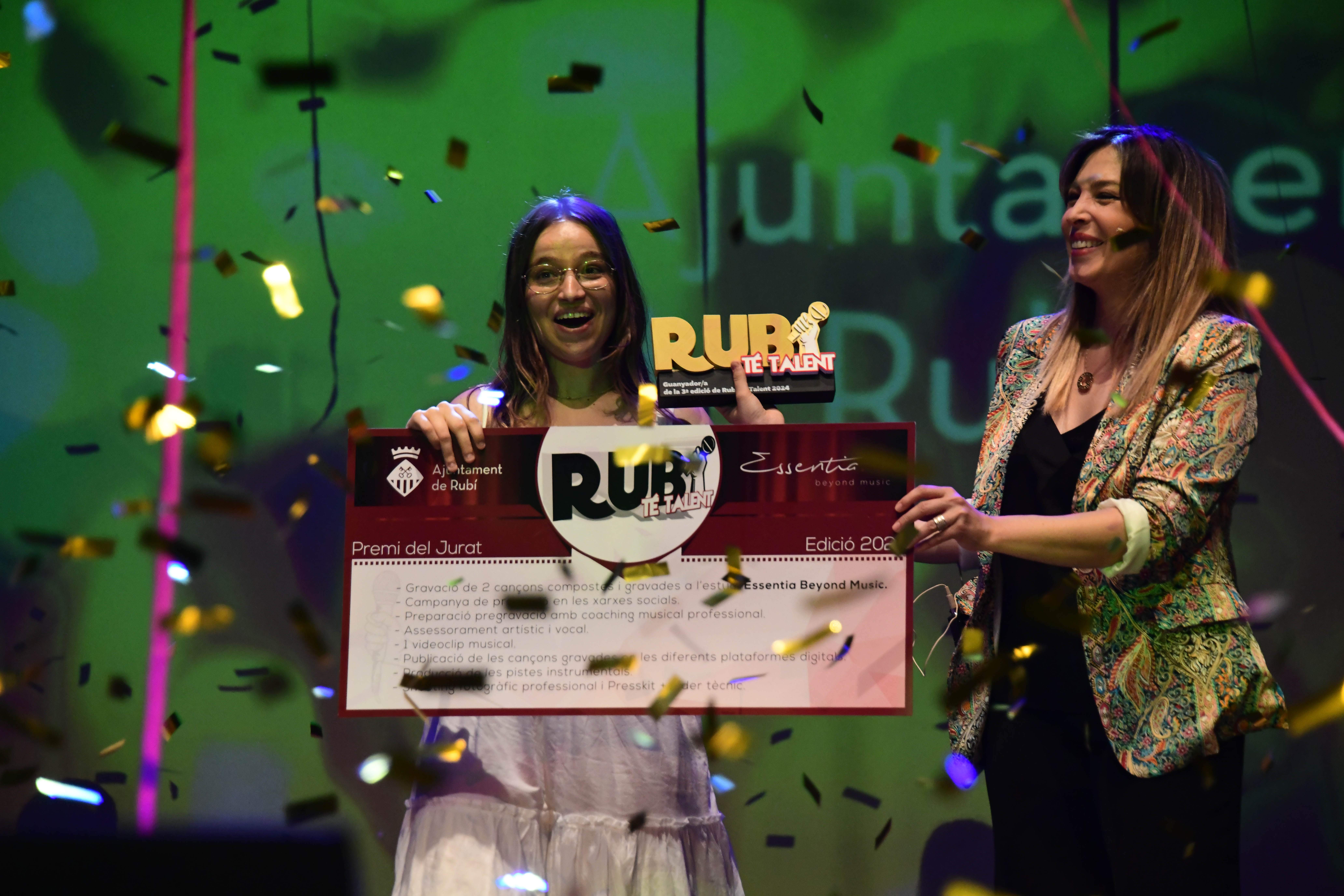 Noxima es converteix en la guanyadora de la tercera edició del Rubí té talent. FOTO: Cedida