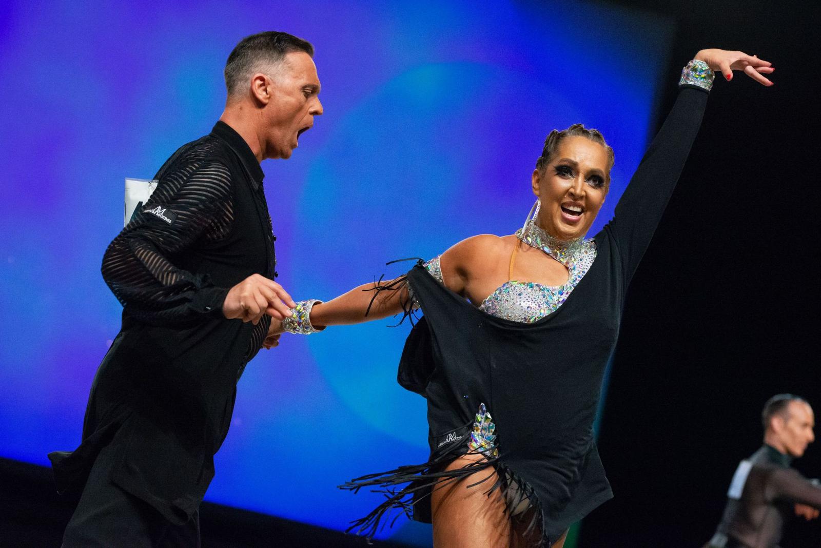 Els rubinencs María José i Josep Cots fan pòdium el campionat d'Espanya de balls llatins. FOTO: Cedida