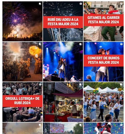 Contingut de Festa Major a l'Instagram del TOT Contingut de Festa Major a l'Instagram del TOT