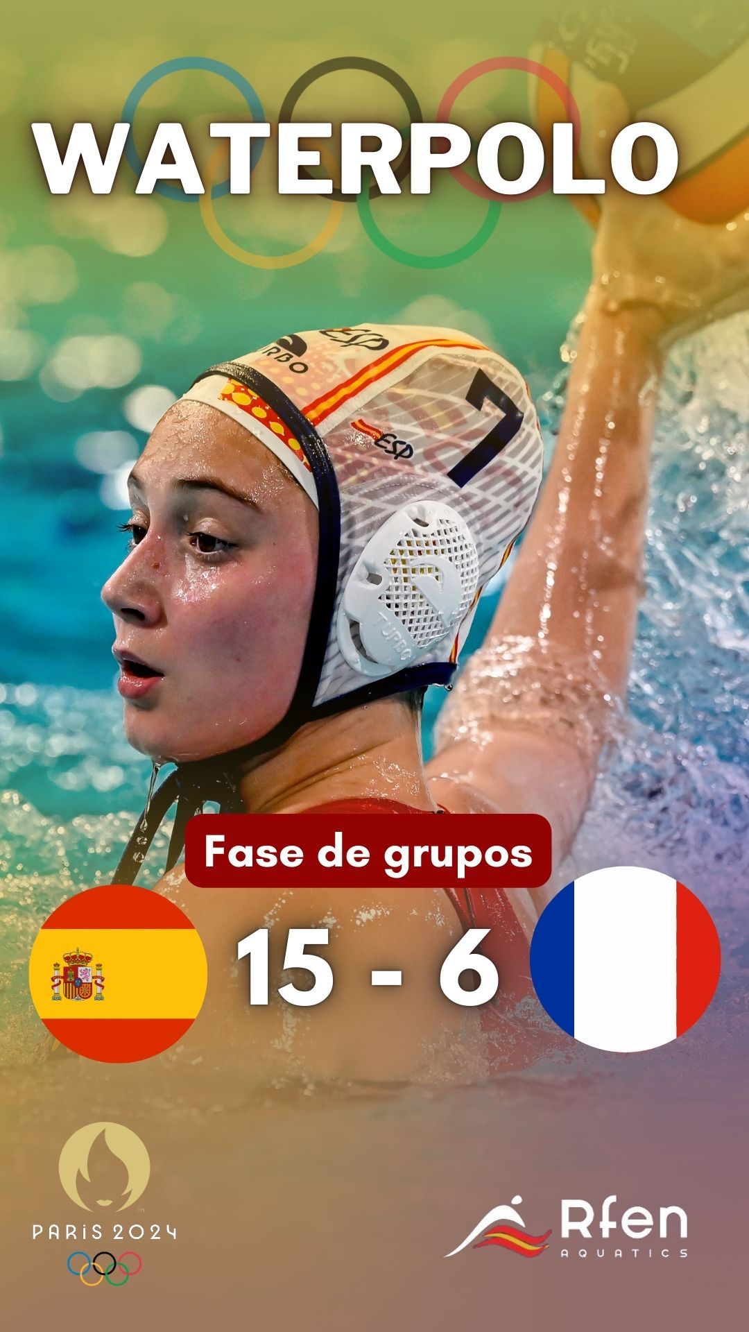 Bea Ortiz i Elena Ruiz s'emporten la primera victòria dels jocs olímpics amb la selecció espanyola. FOTO: RFEN Bea Ortiz i Elena Ruiz s'emporten la primera victòria dels jocs olímpics amb la selecció espanyola. FOTO: RFEN