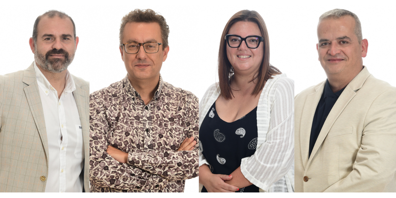 Aquests seran els 4 alcaldes accidentals de Rubí durant l'agost. FOTOS: Ajuntament de Rubí