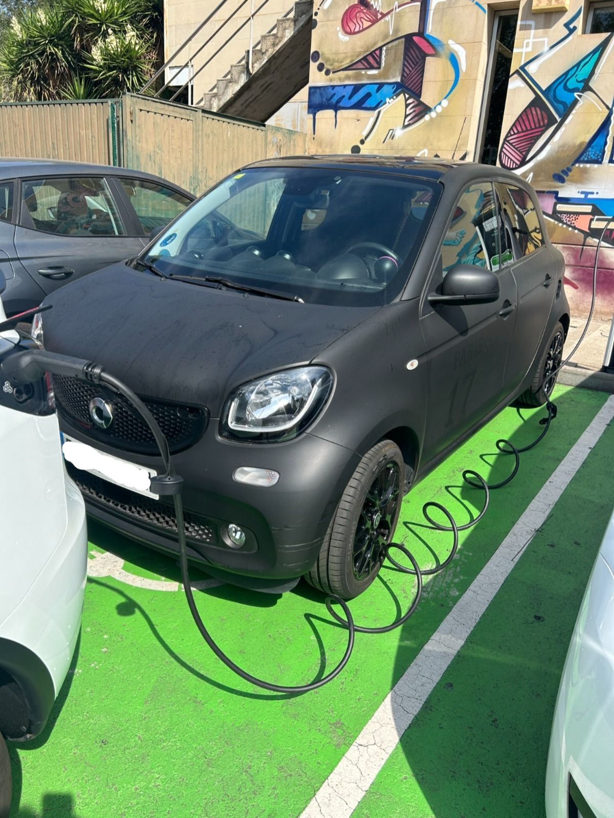 Vehículos eléctricos que no cumplen con las normas de carga. FOTO: Juan Jose Navas Vehículos eléctricos que no cumplen con las normas de carga. FOTO: Juan Jose Navas