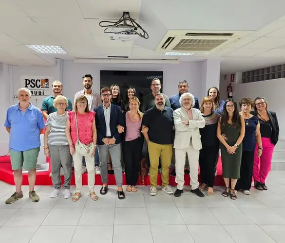 Nova executiva local del PSC a Rubí. FOTO: IG @psc_rubi Nova executiva local del PSC a Rubí. FOTO: IG @psc_rubi