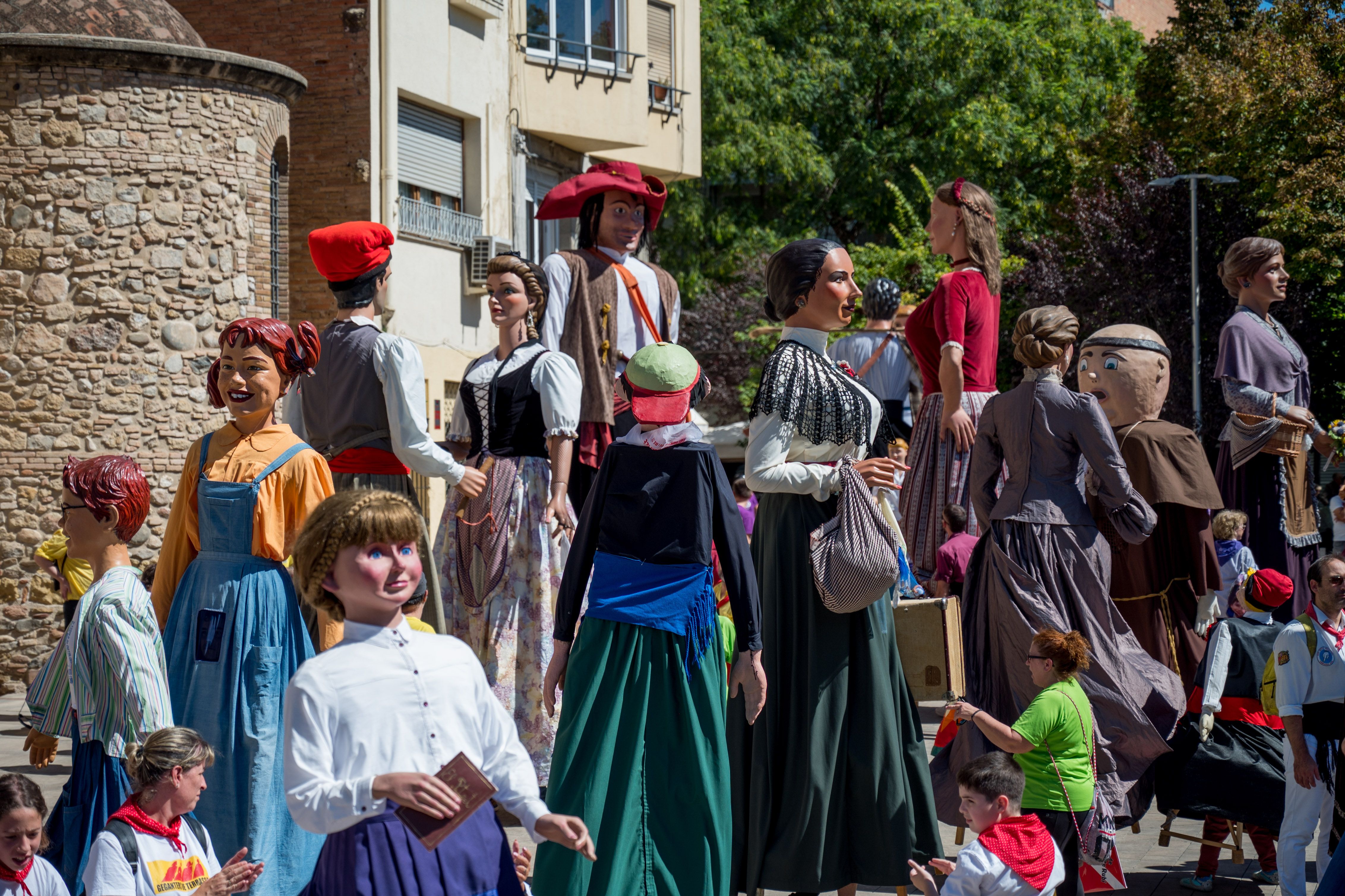 Ballada conjunta dels gegants participants a la XXXI Trobada de Rubí FOTO: Carmelo Jiménez