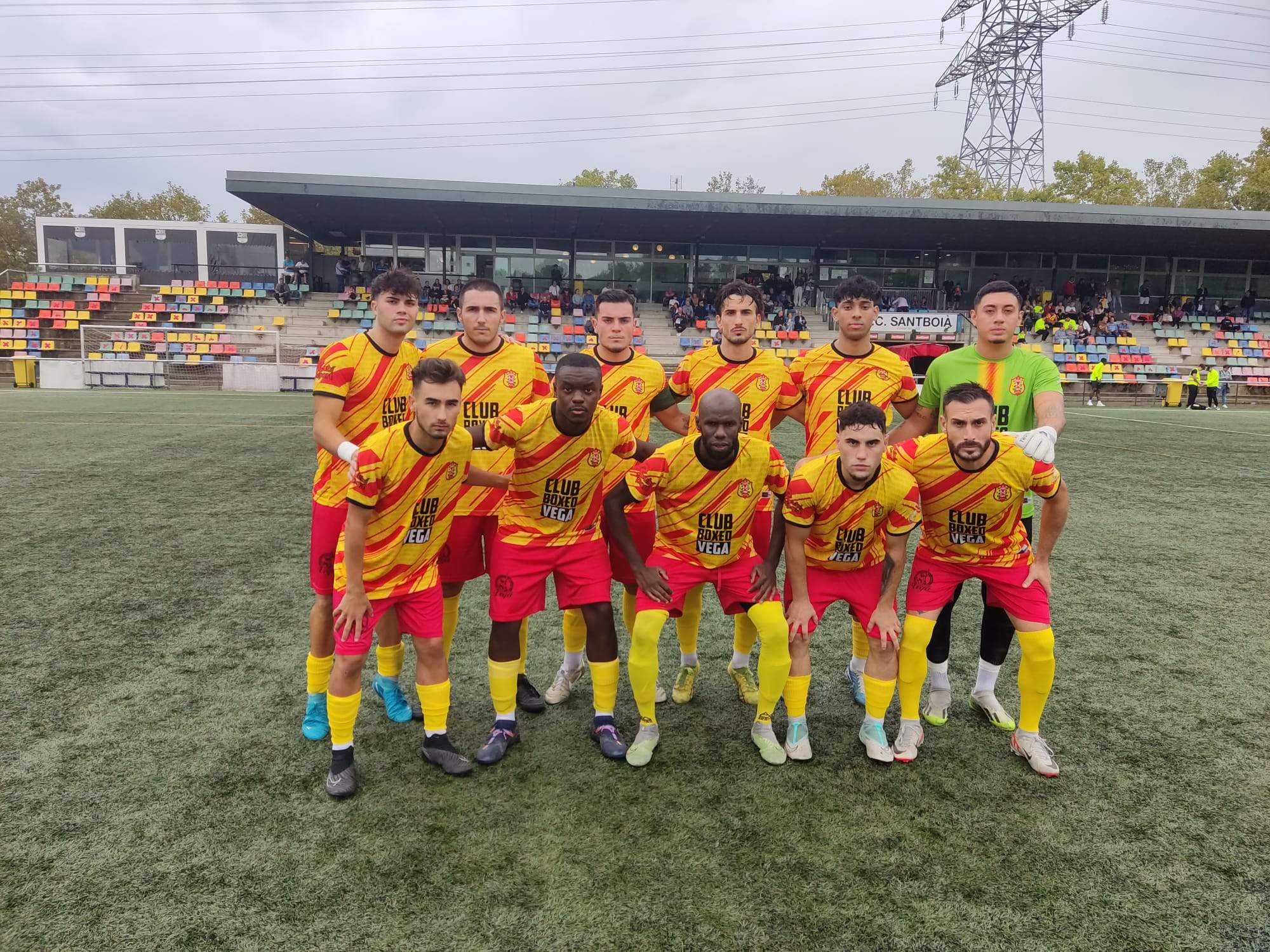 Empat del Veinti en el seu retorn a Primera Catalana. FOTO: Cedida